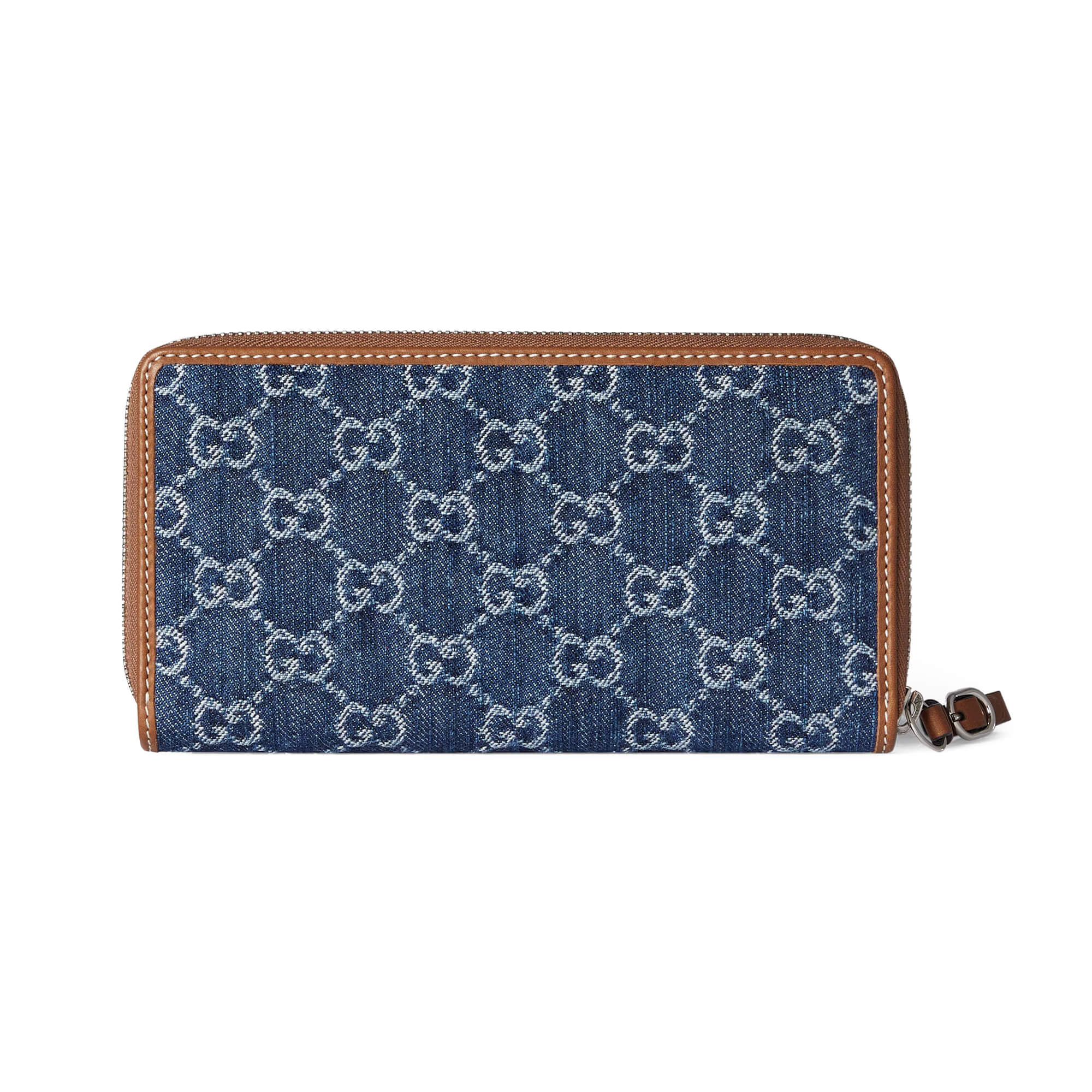 Gucci GG Emblem Zip Around Wallet