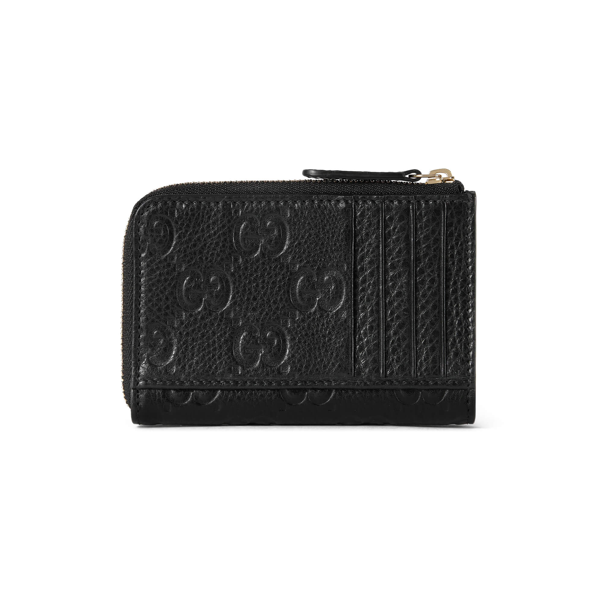 Gucci GG Emblem Zip Card Case