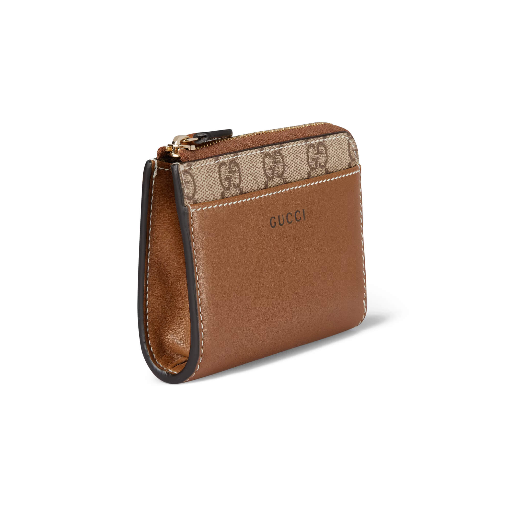 Gucci GG Emblem Zip Card Case