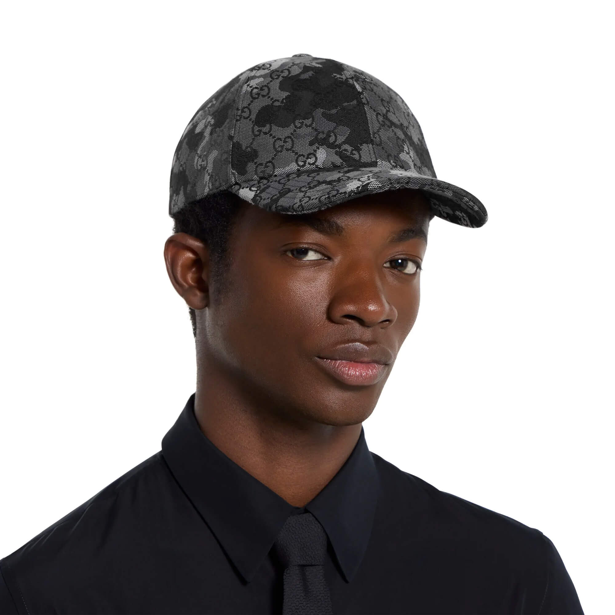 Gucci GG Marbled Canvas Baseball Hat