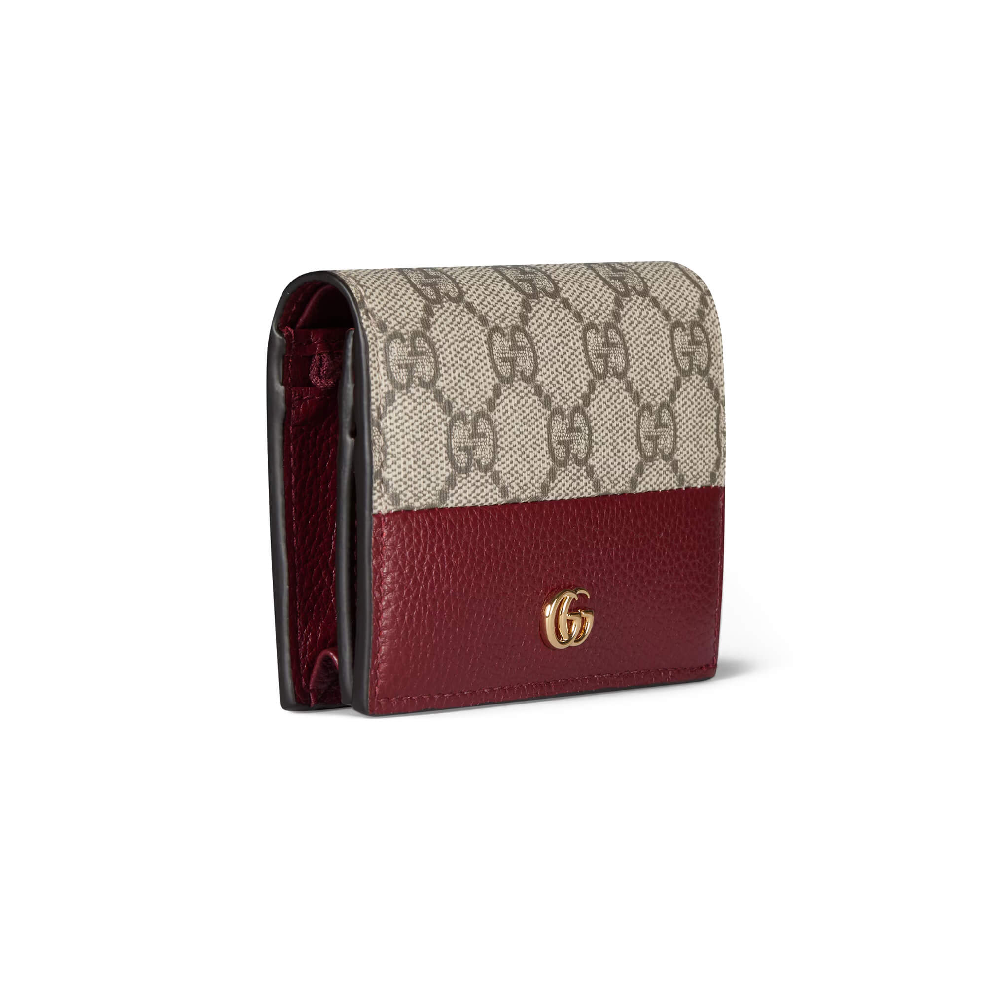 Gucci GG Marmont Bi-color Mini Wallet