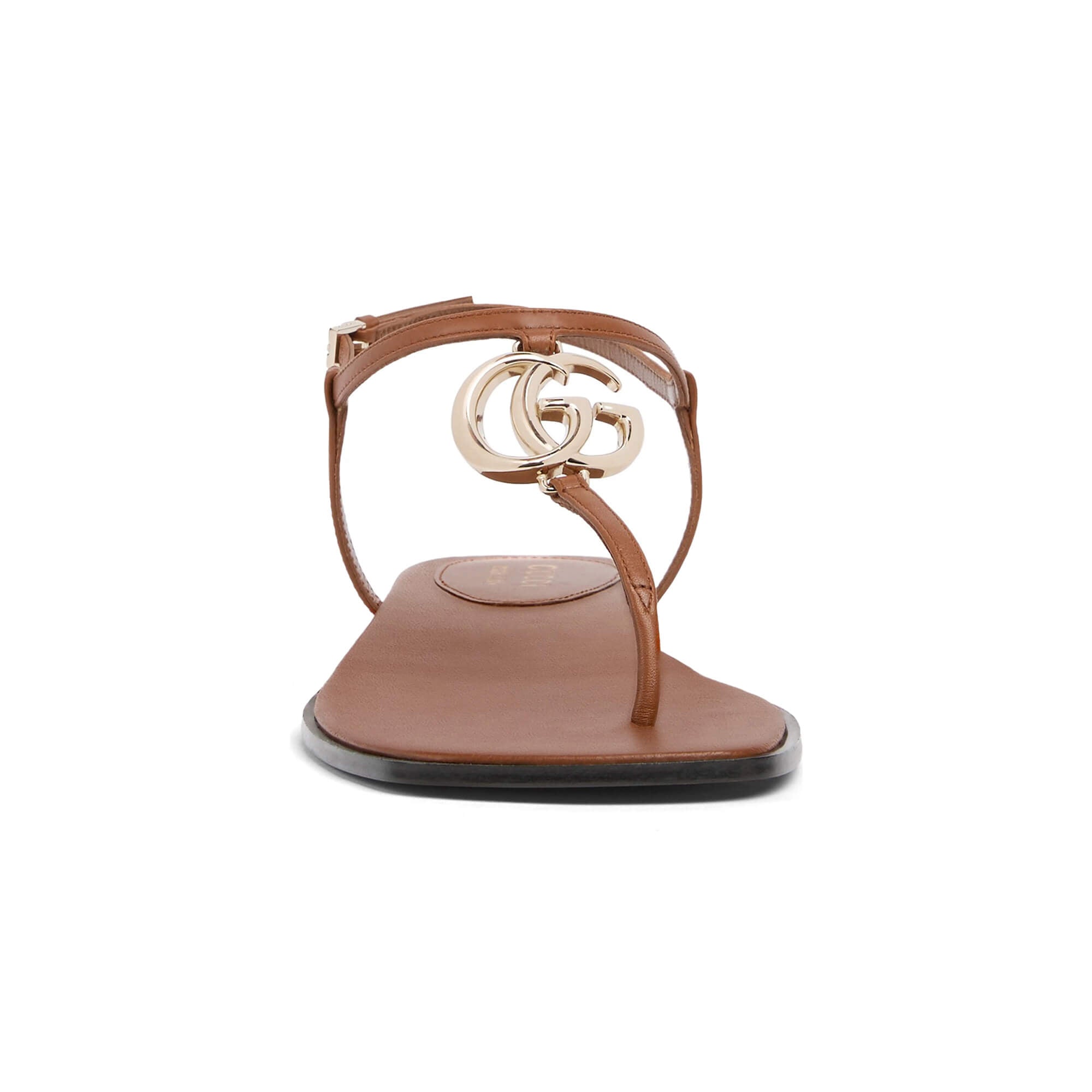 Gucci GG Leather Thong Sandals