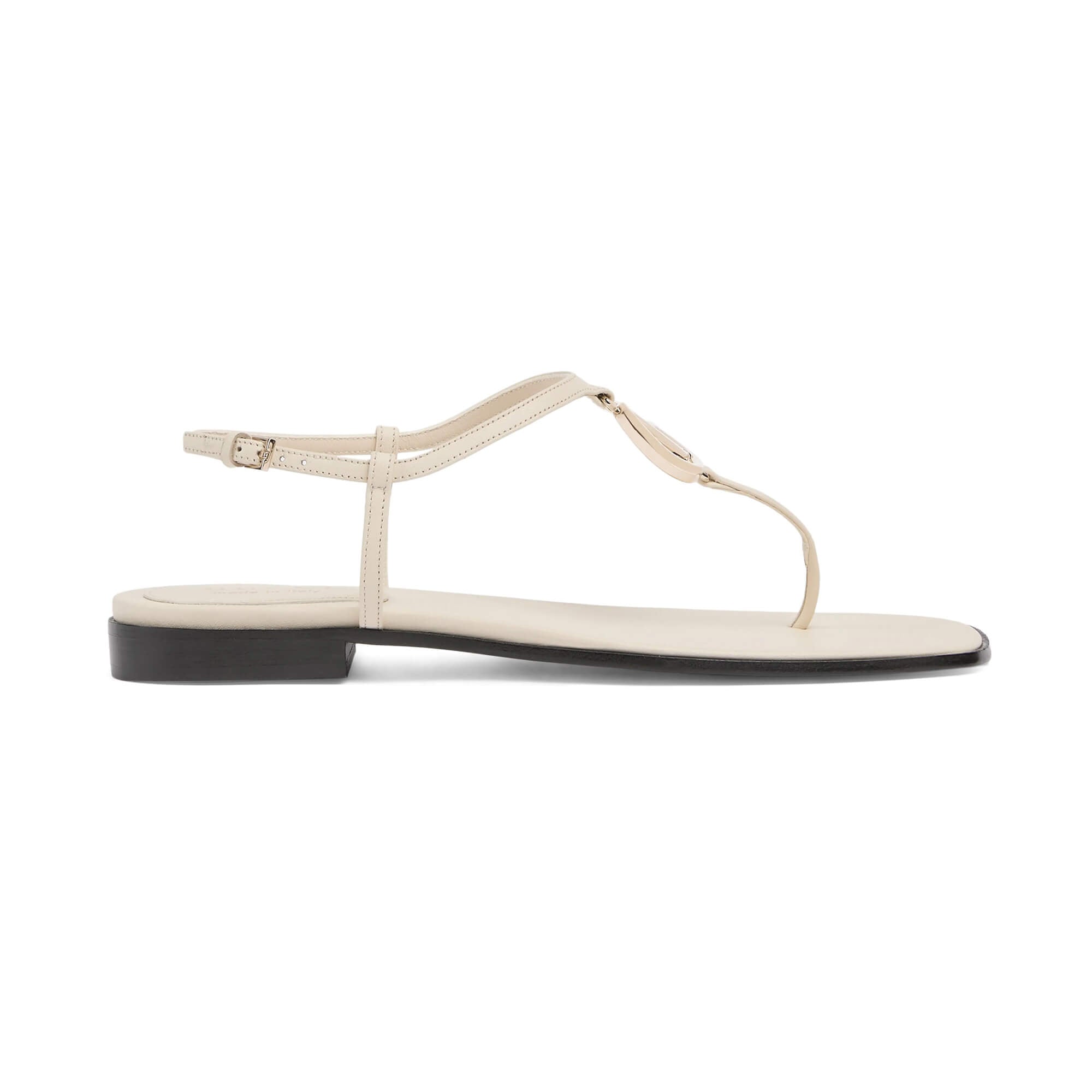 Gucci GG Leather Thong Sandals