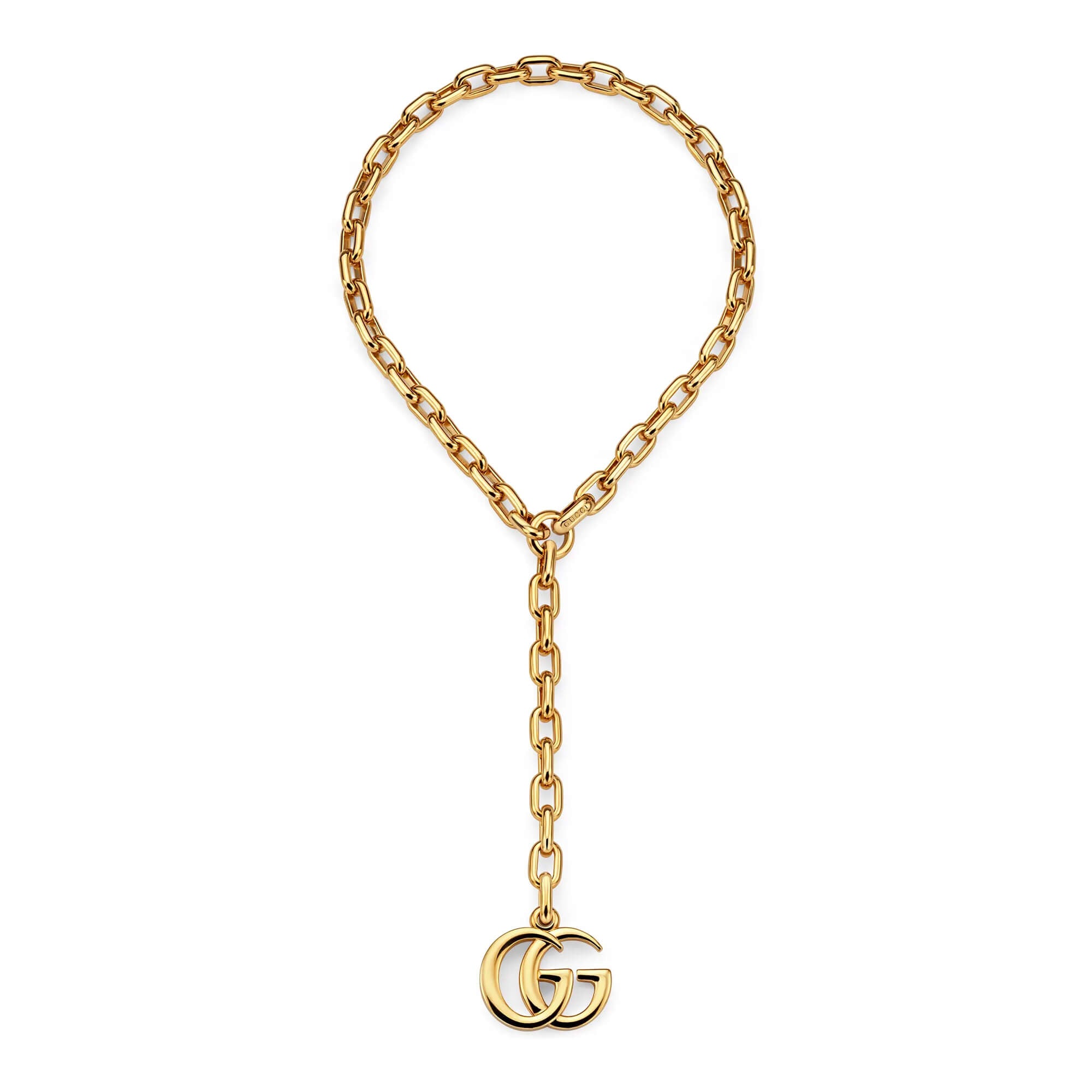Gucci GG Marmont Pendant Chain Necklace