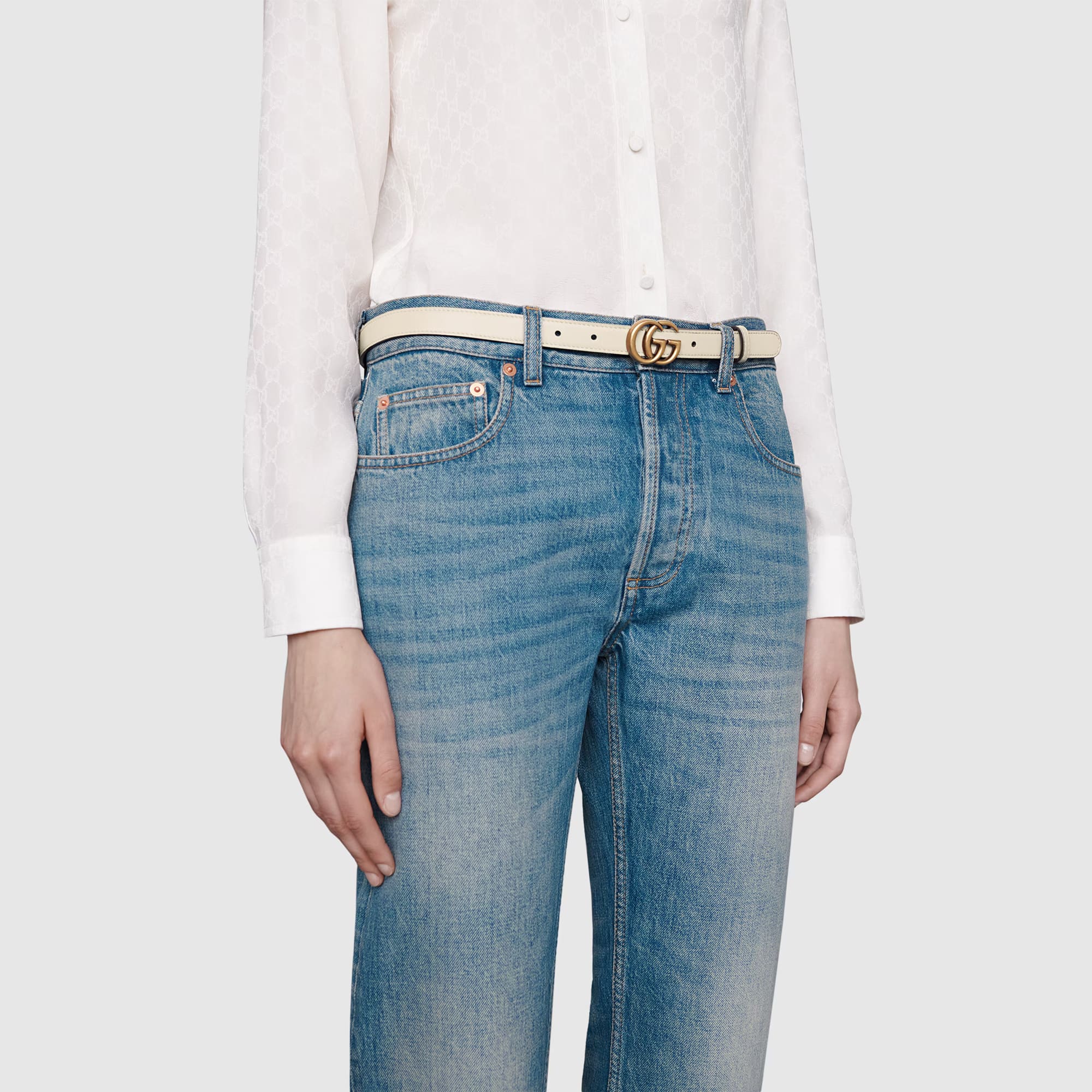 Gucci GG Marmont Thin Belt