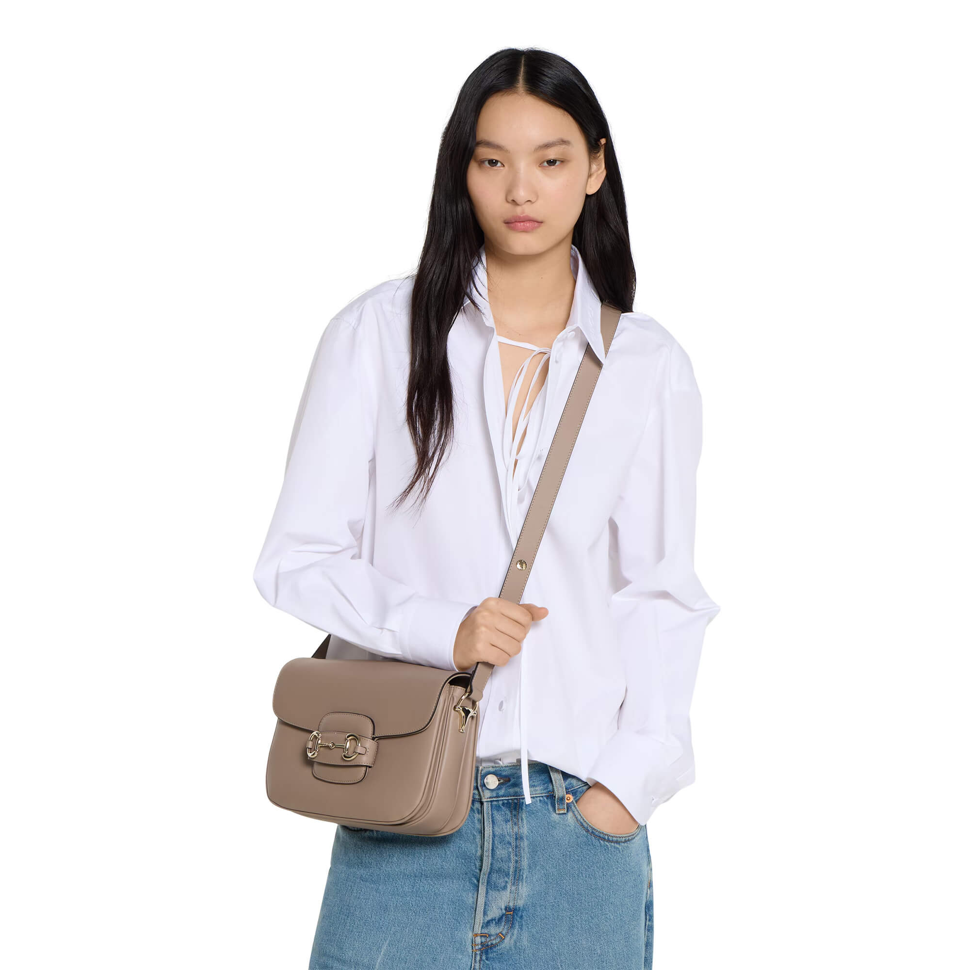 Gucci Horsebit 1955 Aura Small Shoulder Bag
