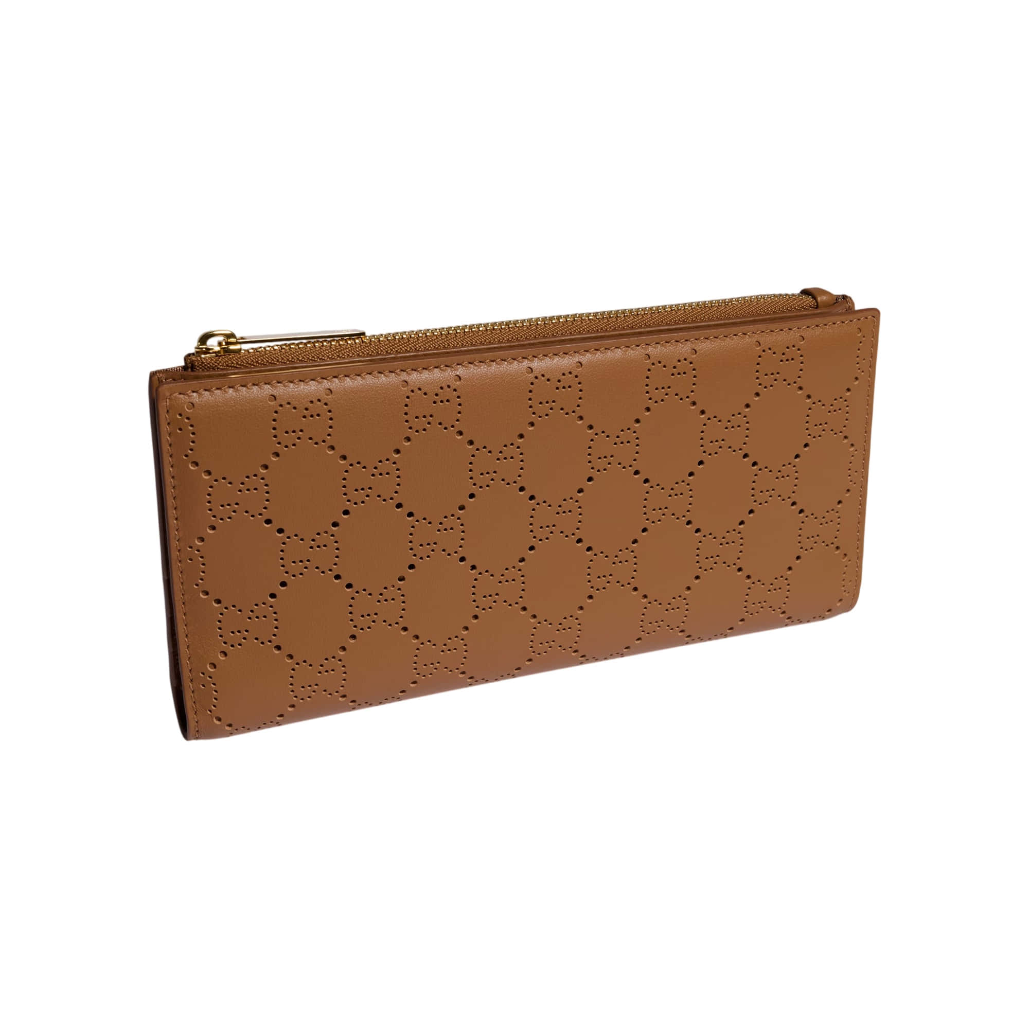 Gucci Perforated GG Long Wallet