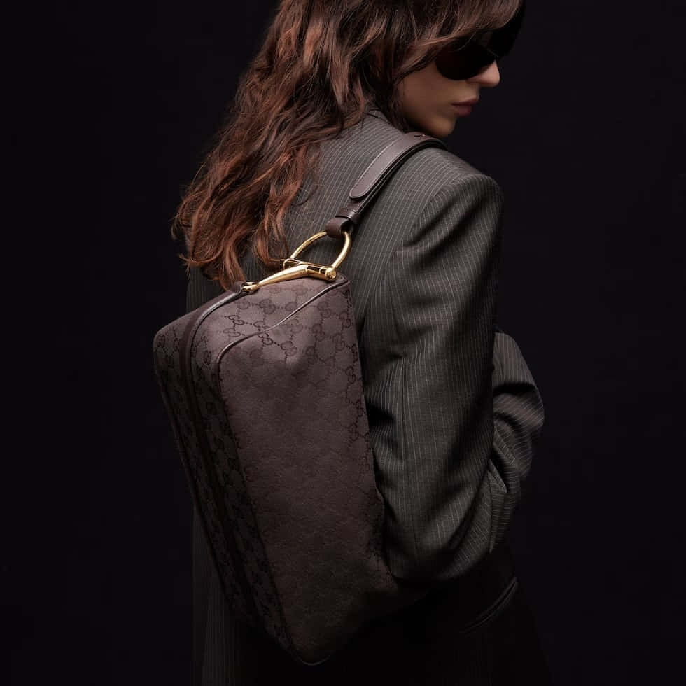 Gucci Half Horsebit Medium Shoulder Bag