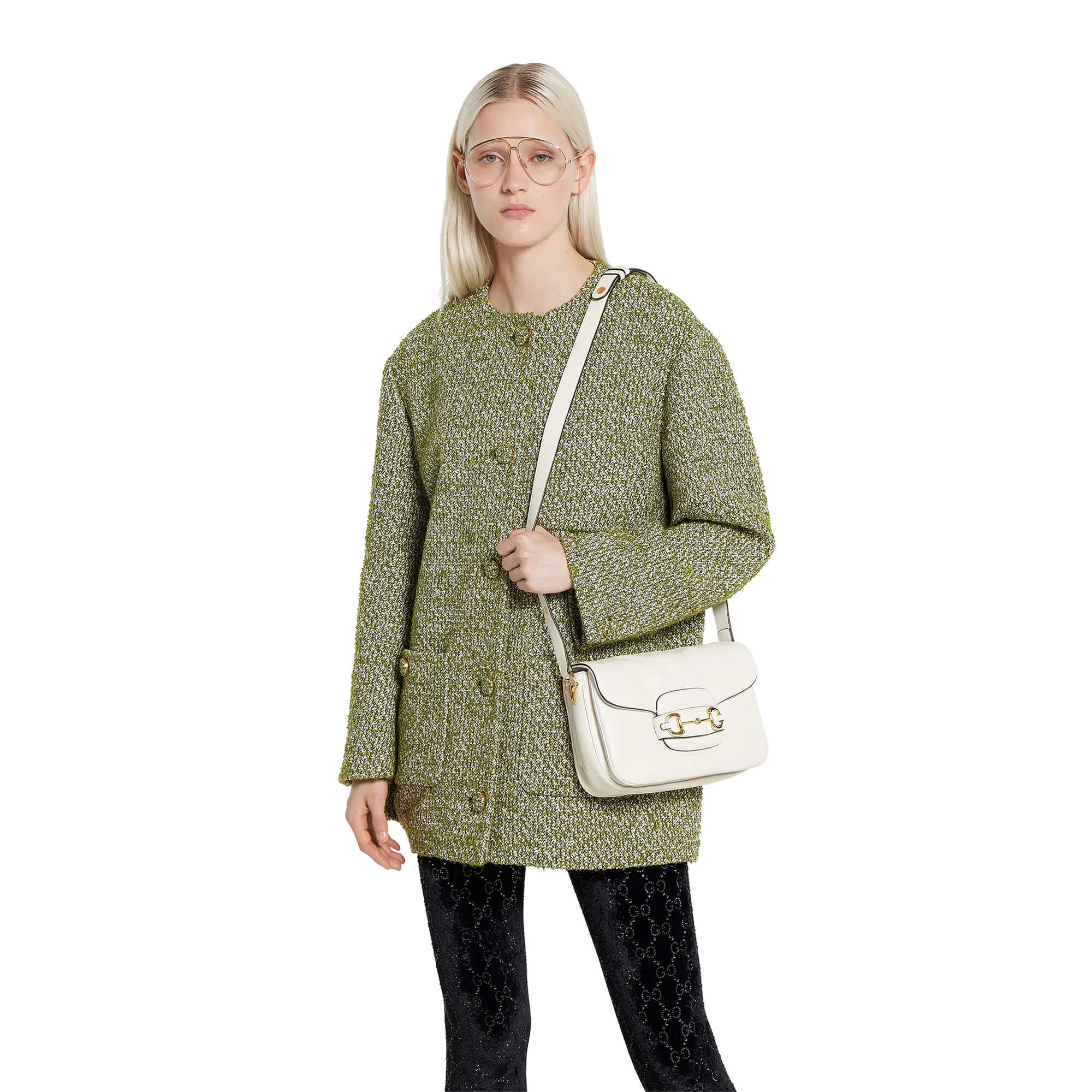 Gucci Horsebit 1955 Aura Small Shoulder Bag