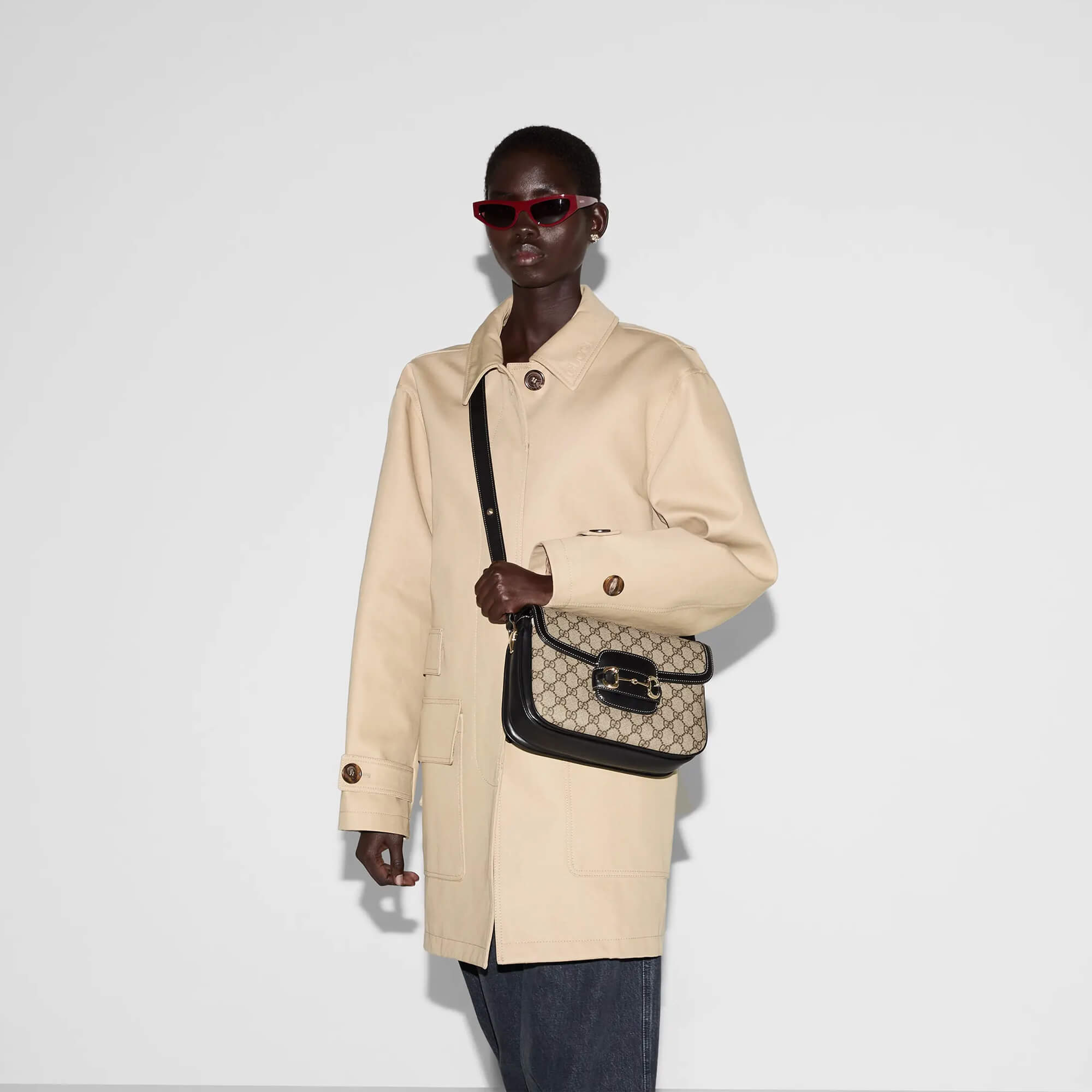 Gucci Horsebit 1955 Soft Small Shoulder Bag