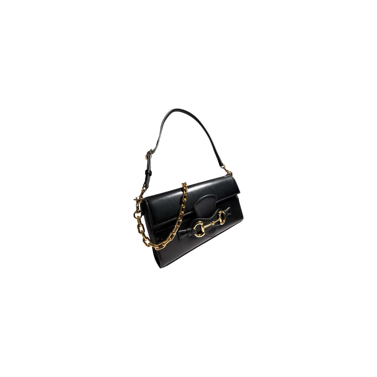Gucci Horsebit Ristretto Medium Shoulder Bag