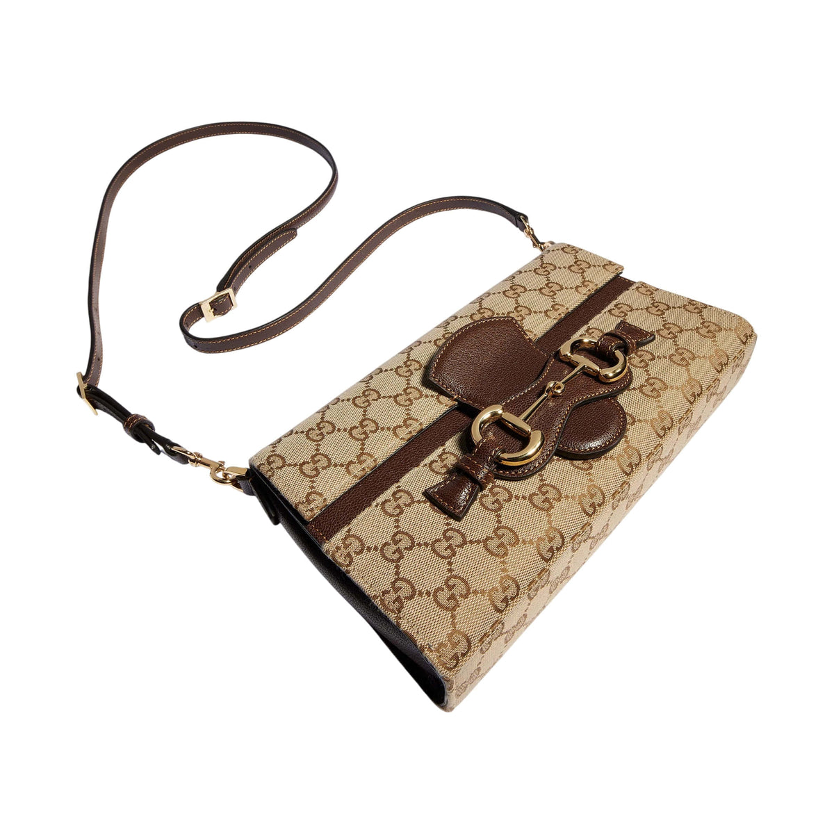 Gucci Horsebit Ristretto Medium Shoulder Bag