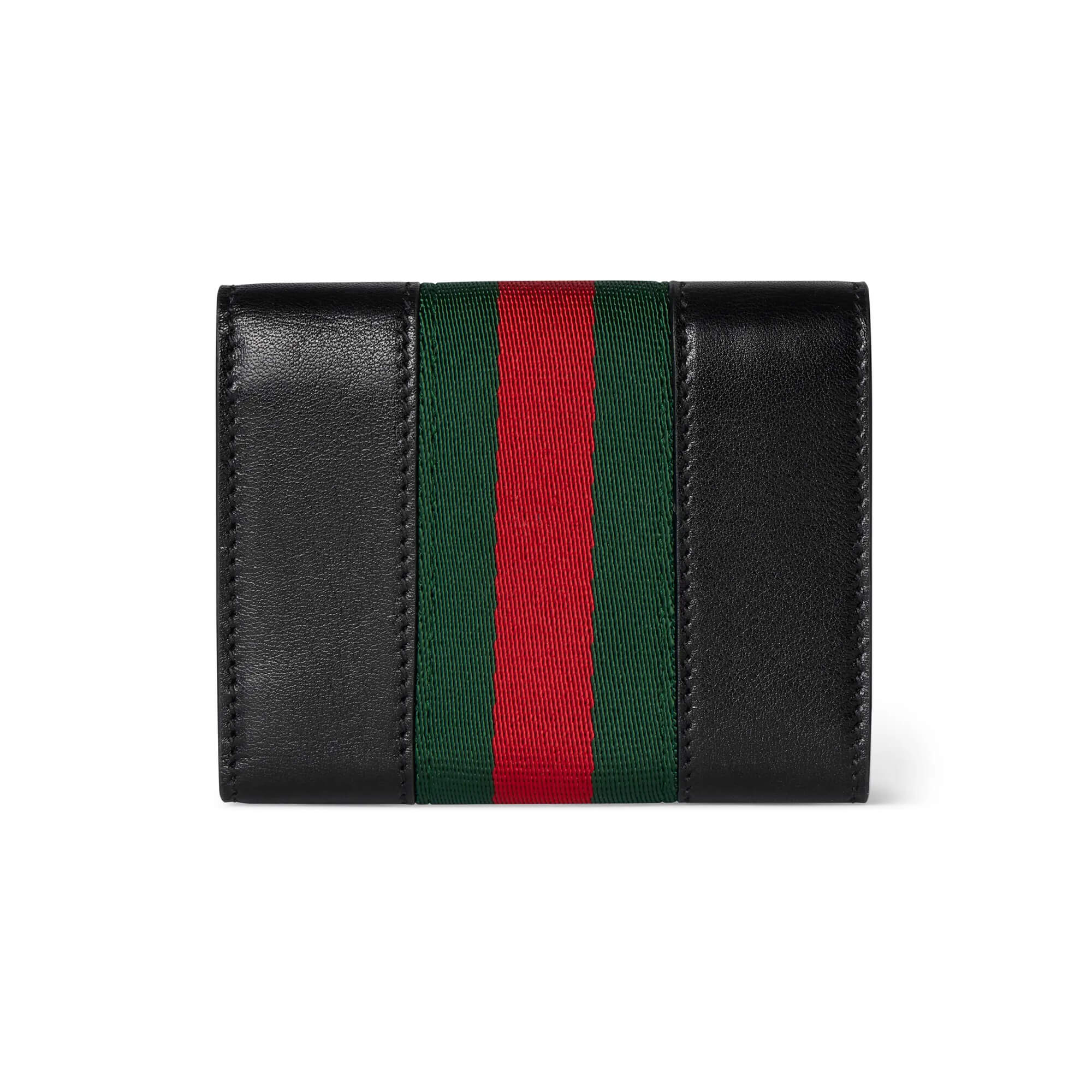 Gucci Horsebit Web Small Tri-fold Wallet
