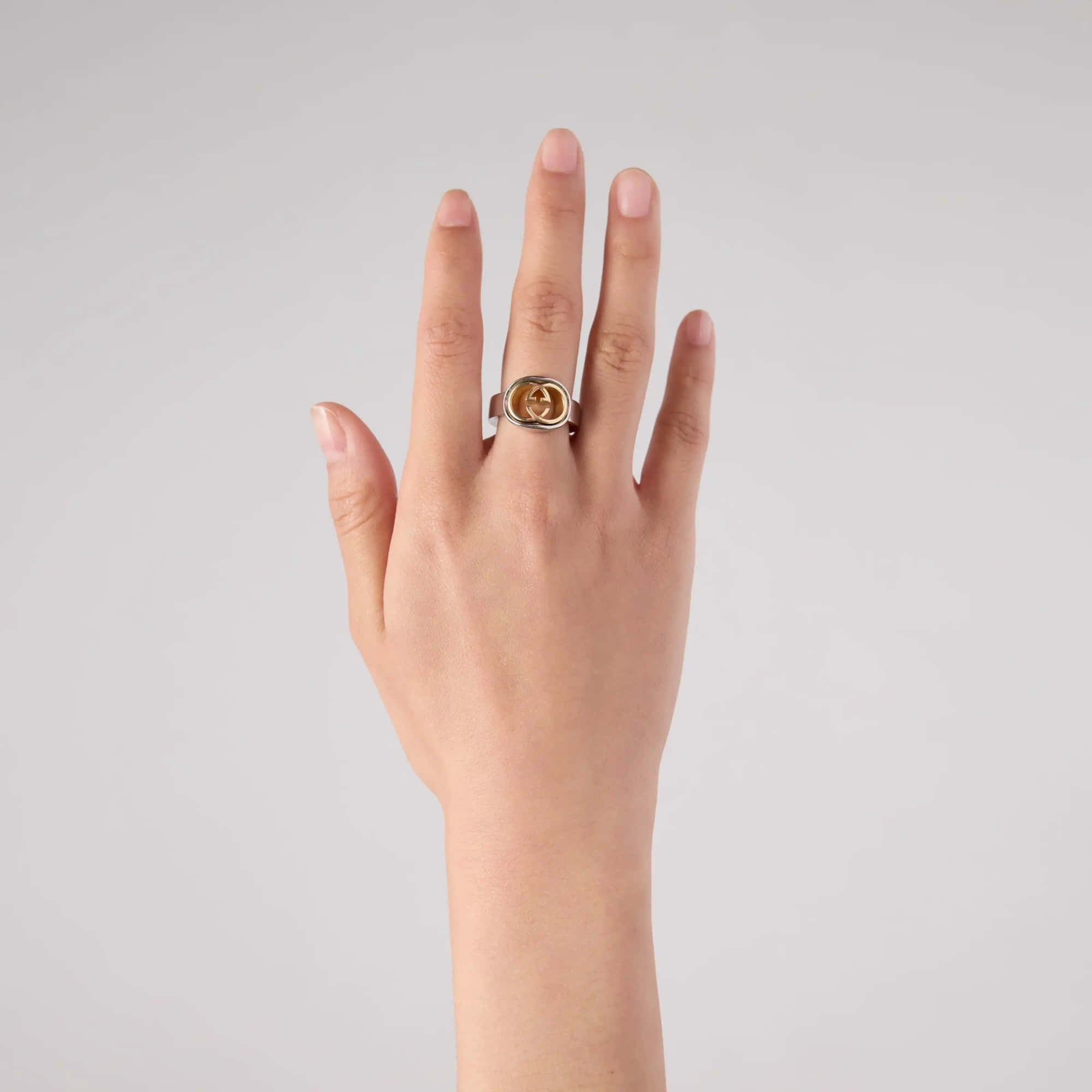 Gucci Interlocking Cut-out Ring