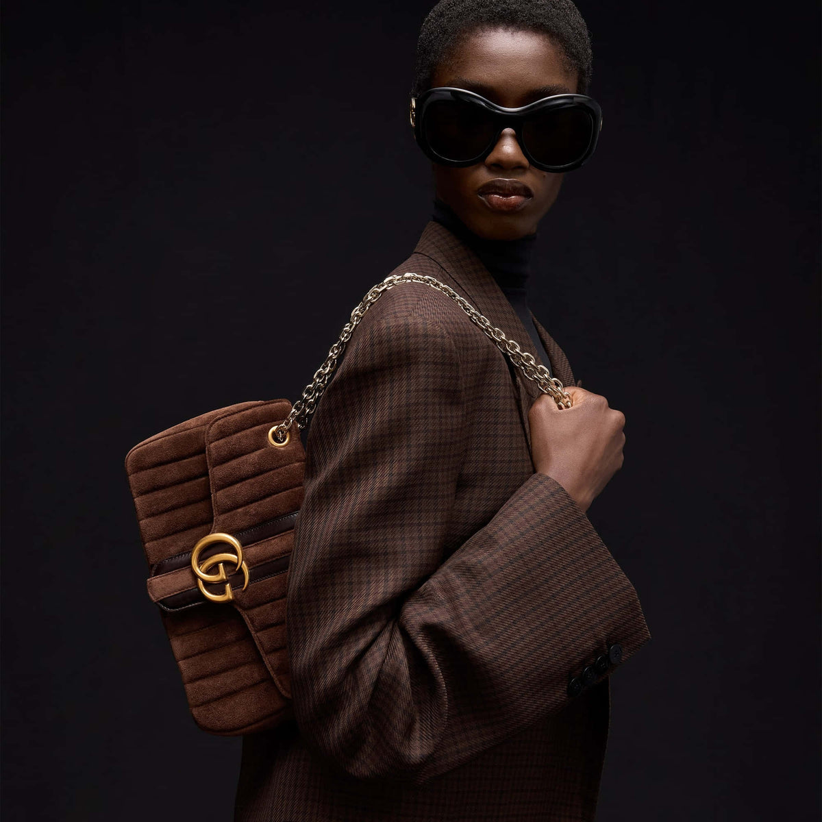 Gucci Jetset GG Marmont Medium Shoulder Bag