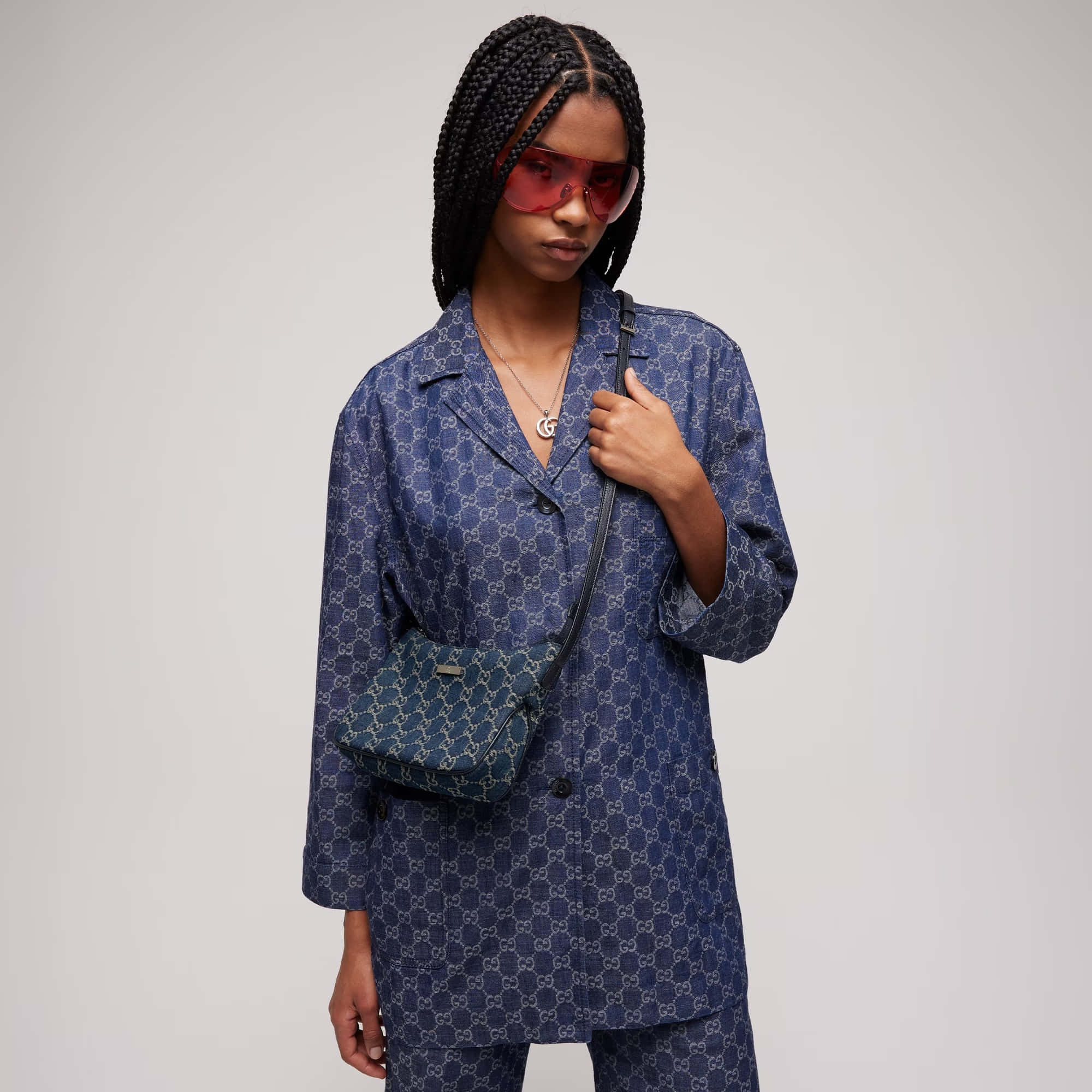 Gucci Lady Lunetta Small Shoulder Bag