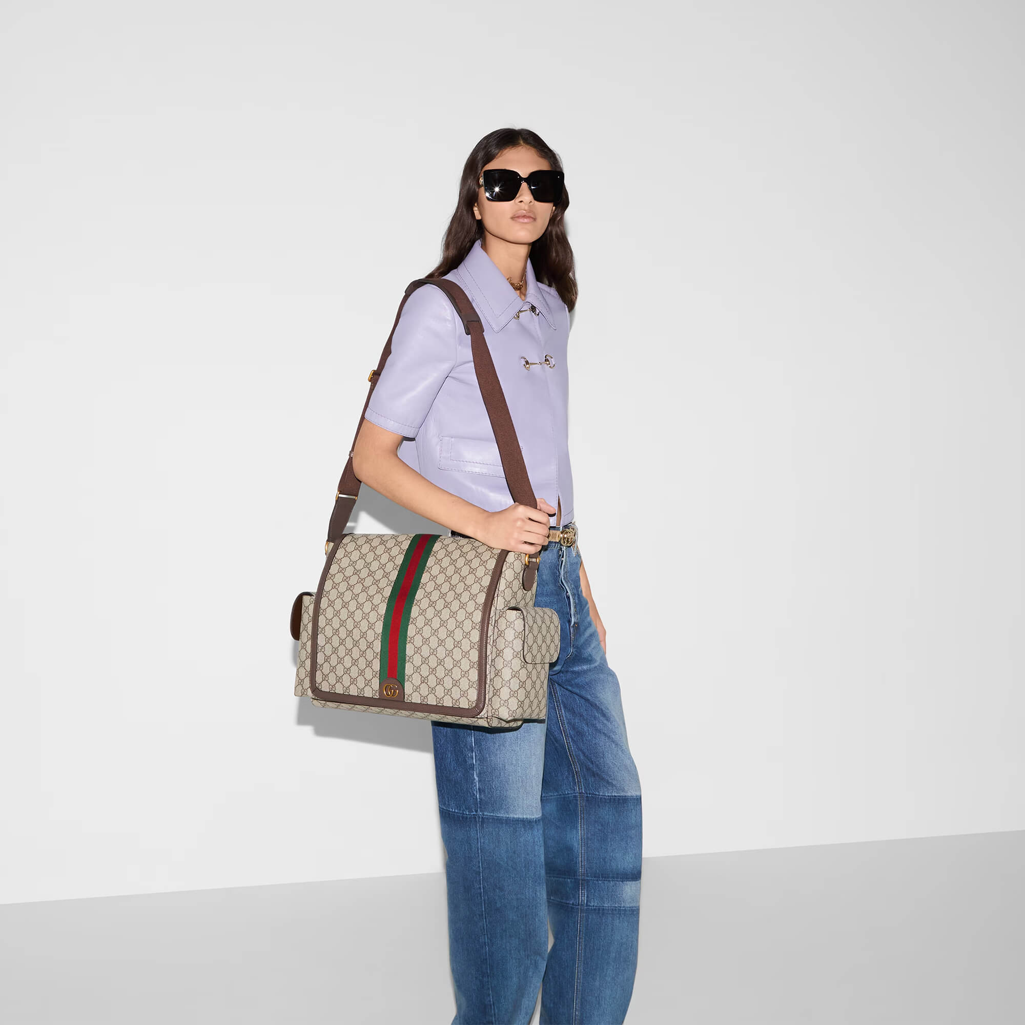 Gucci Large GG Diaper Bag