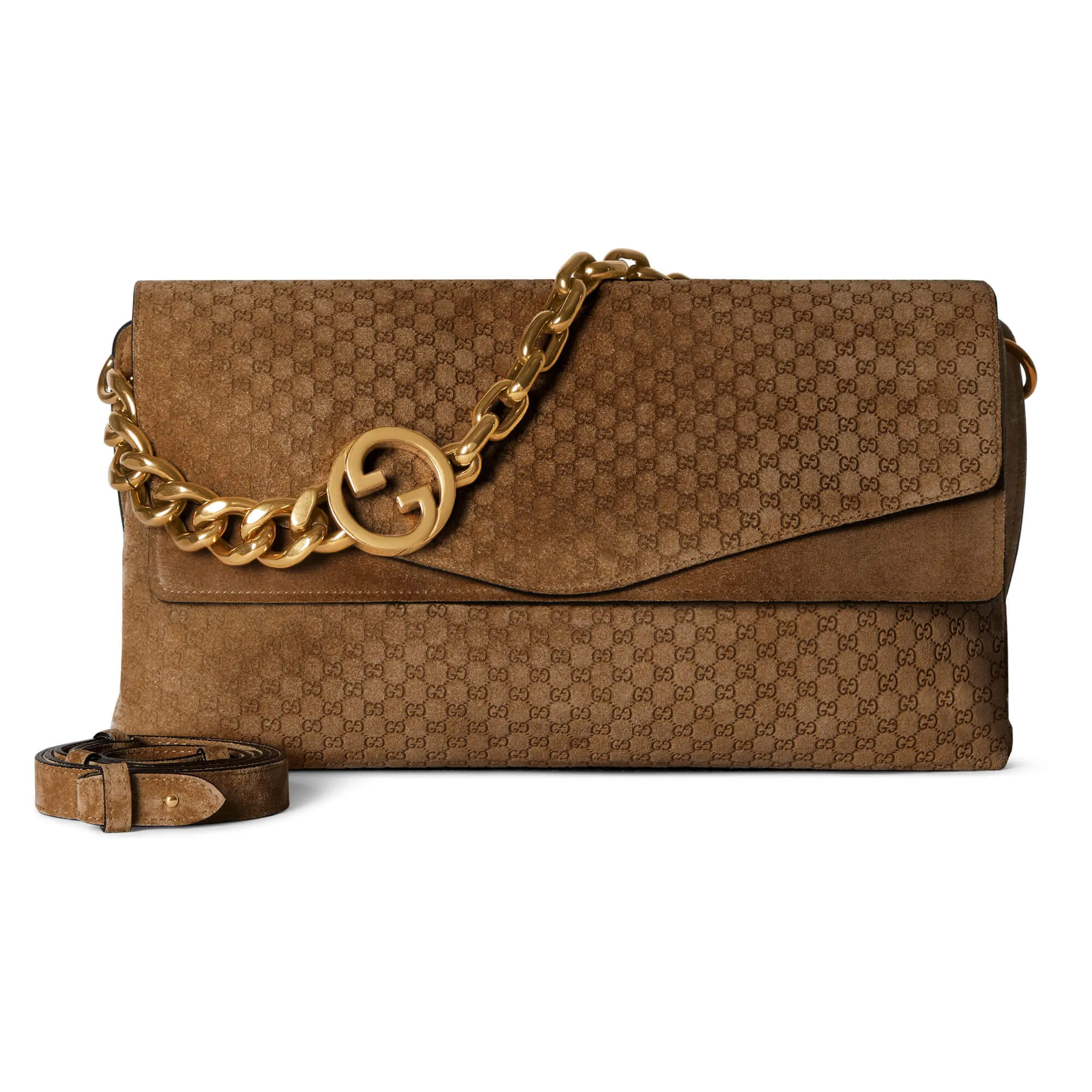 Gucci Large Shoulder Bag With Chain
