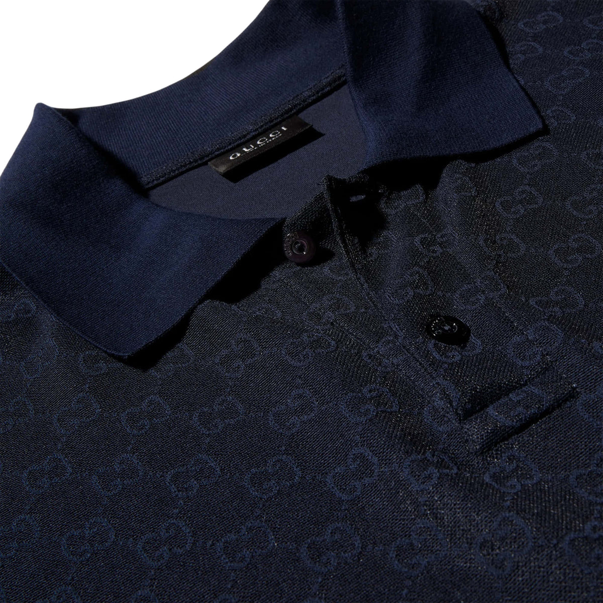 Gucci Lightweight GG Jersey Polo Shirt