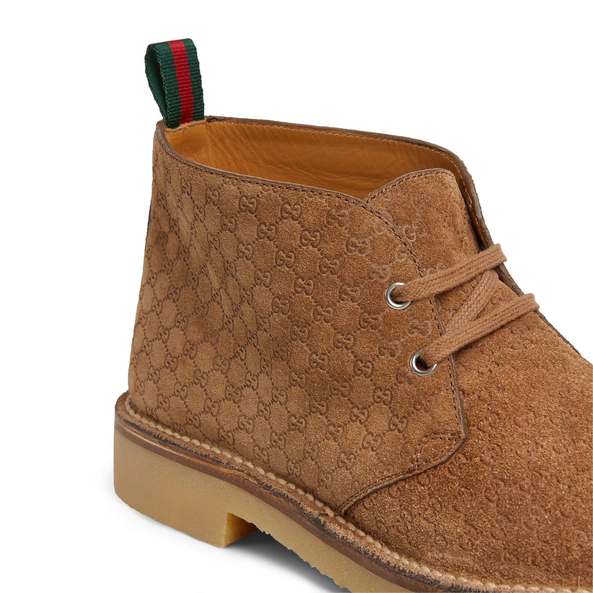 Gucci Men's Ankle Boot With Web