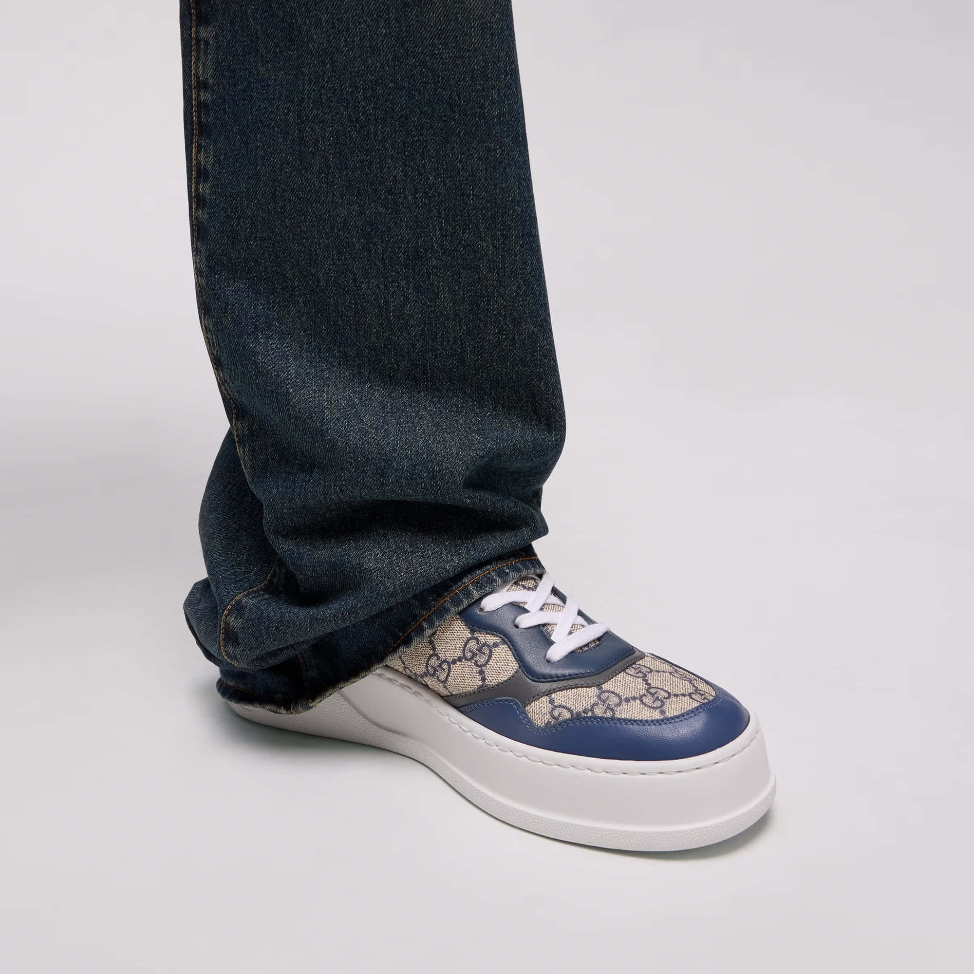 Gucci Men's Chunky Sneaker With GG