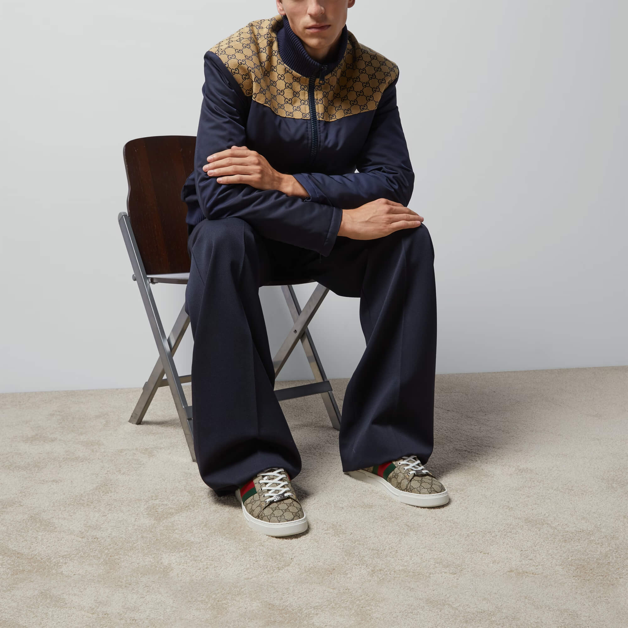 Gucci Men's Gucci Ace Sneaker With Web