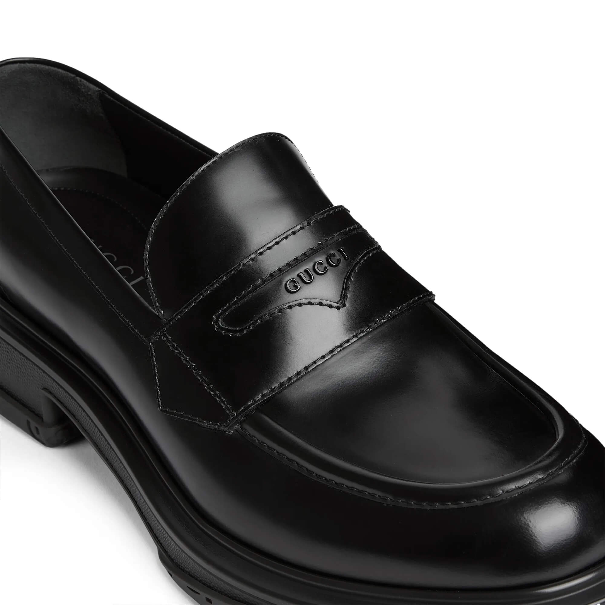 Gucci Men's Loafer With Tonal Logo