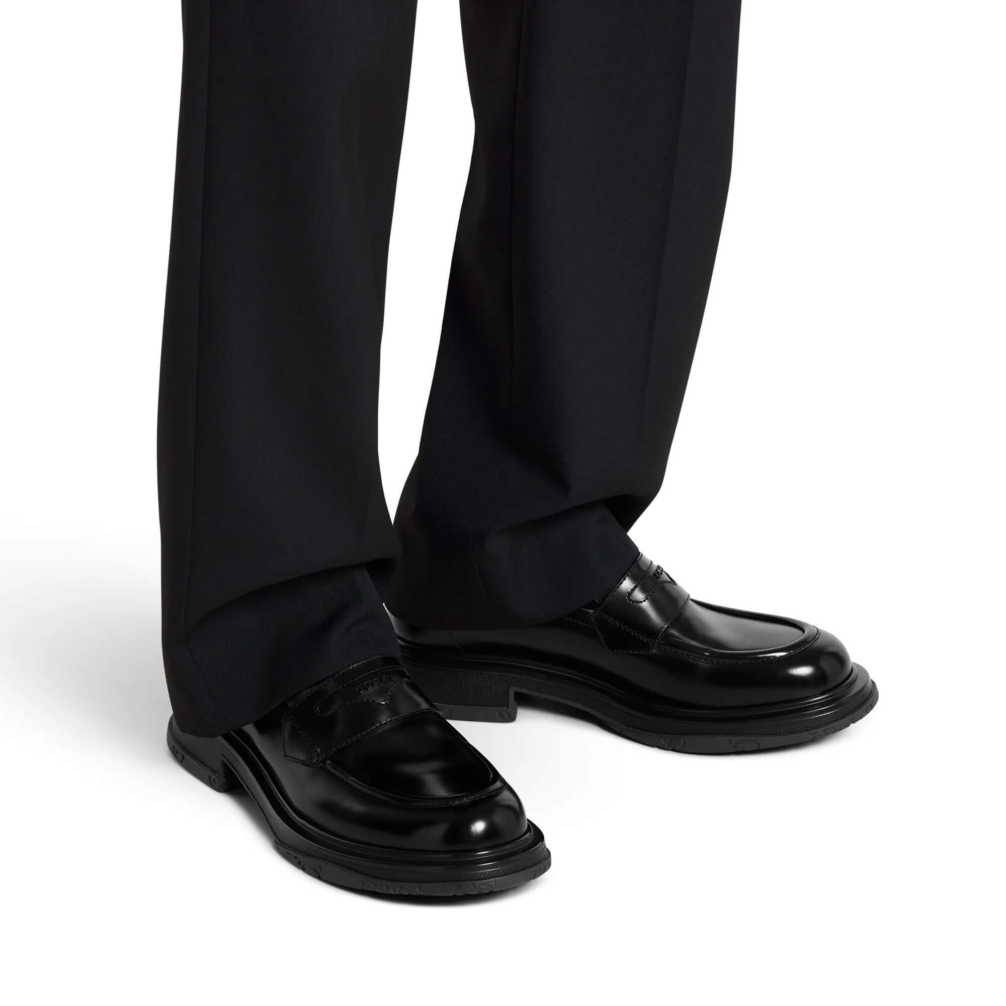 Gucci Men's Loafer With Tonal Logo