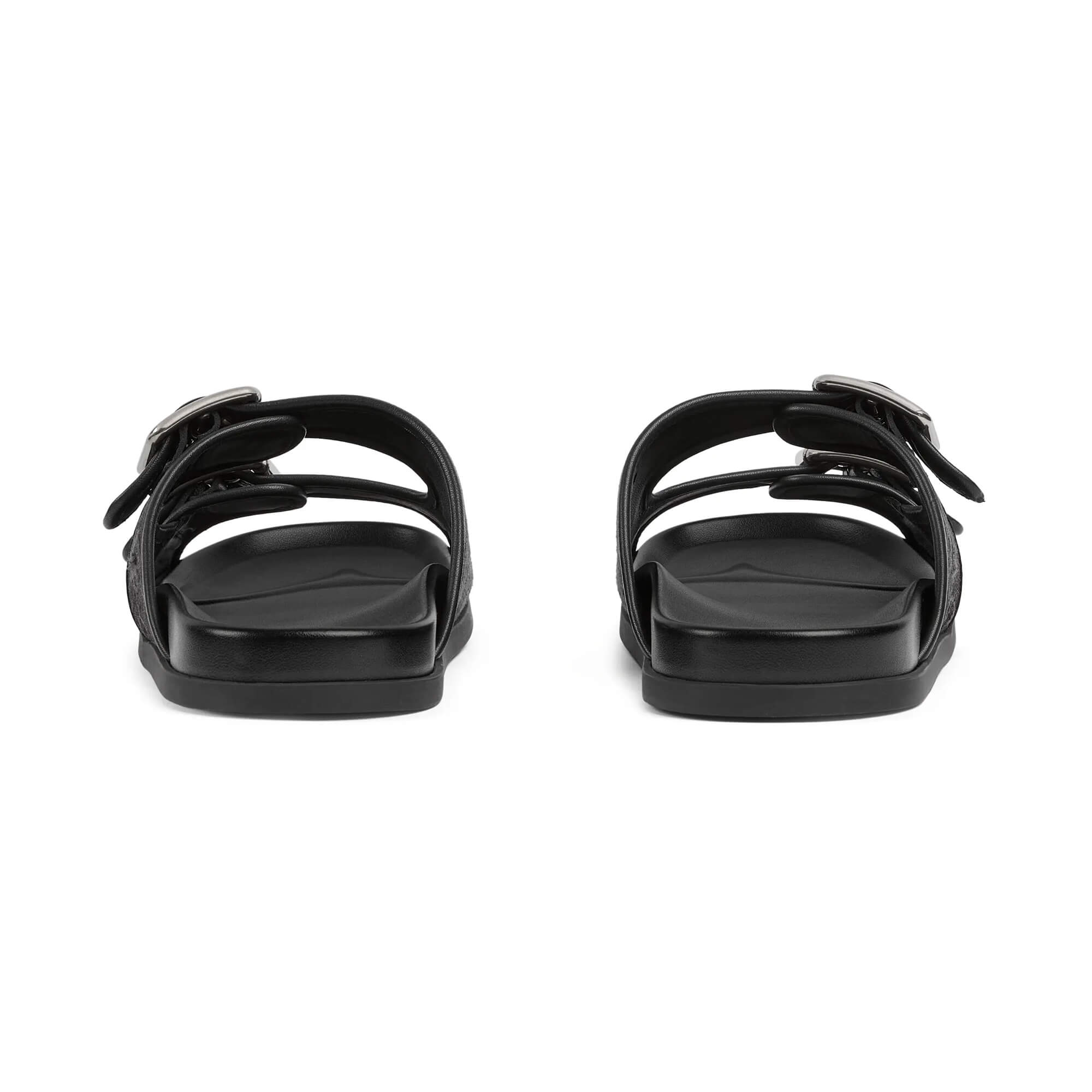 Gucci Men's Slide Sandal With Buckles