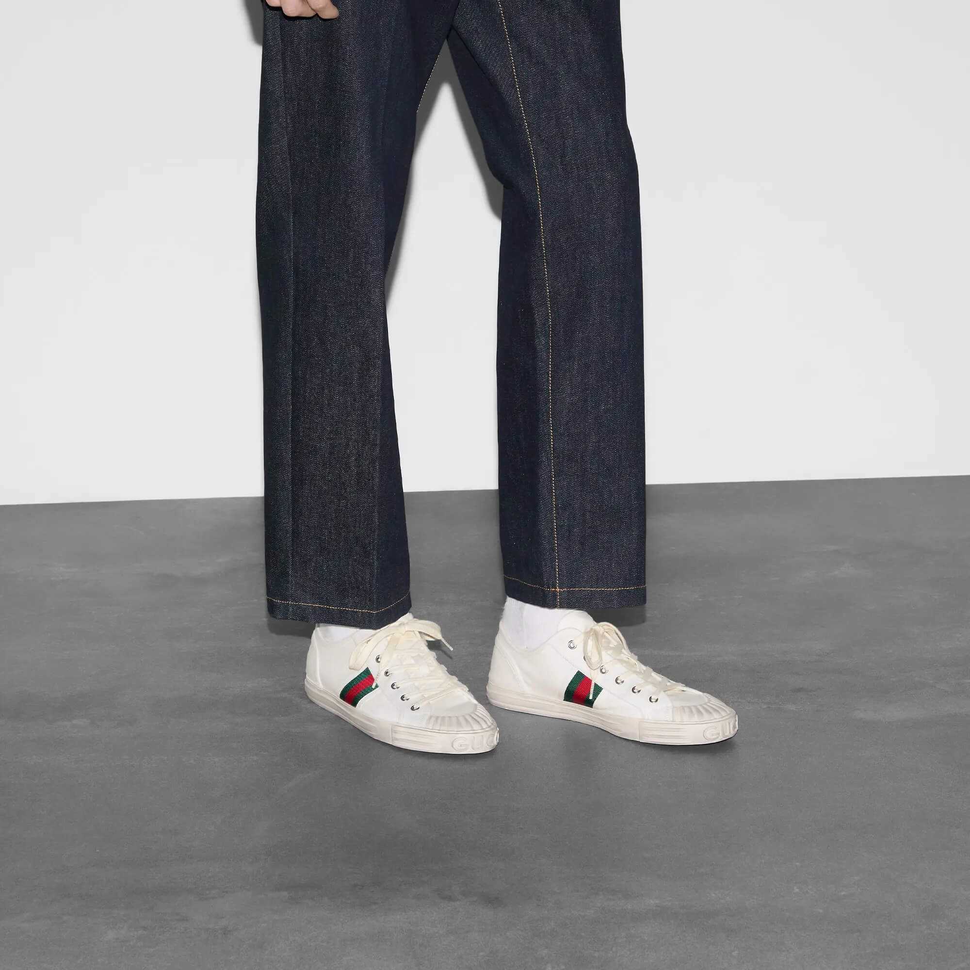 Gucci Men’s Sneaker With Web