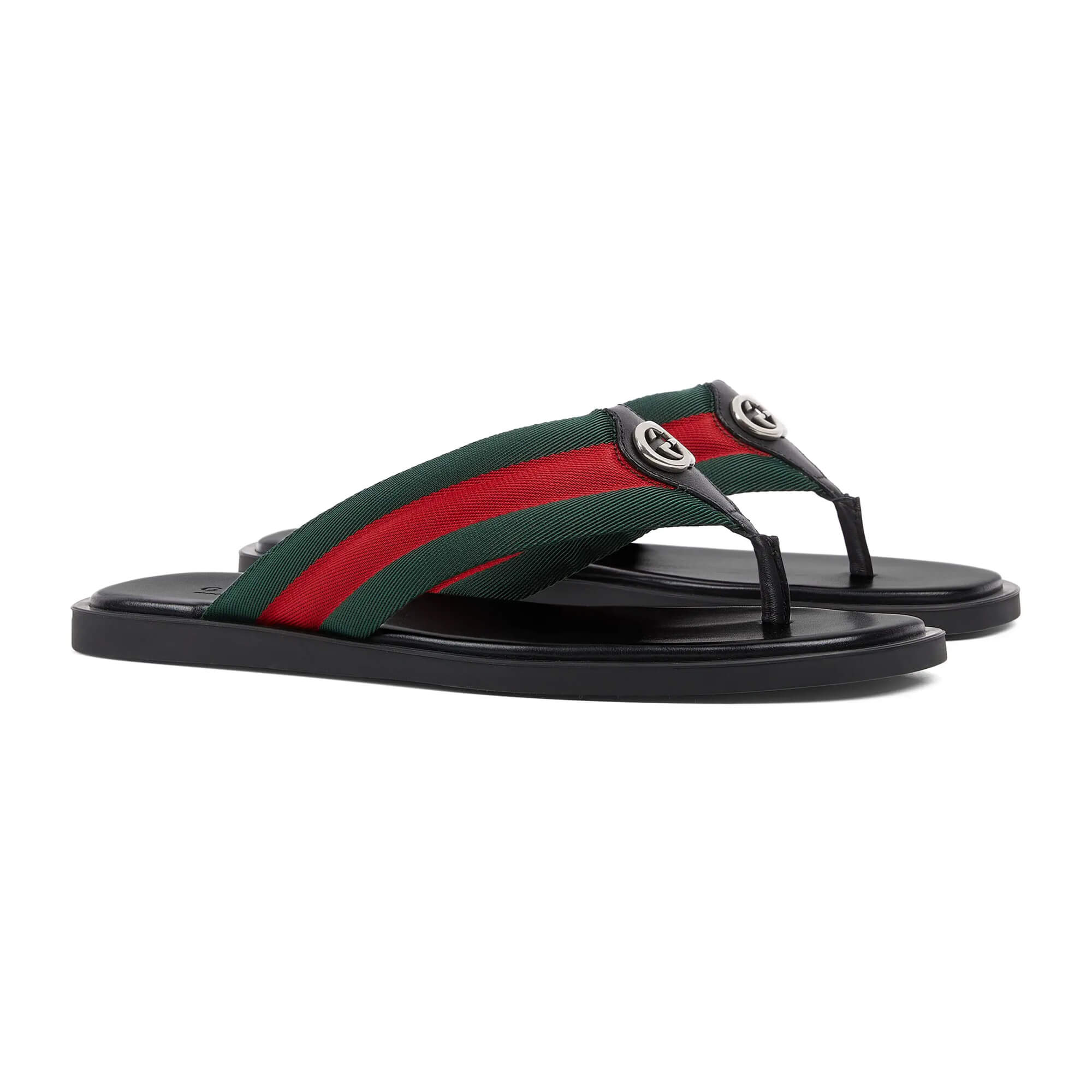 Gucci Men's Thong Sandal With Interlocking G