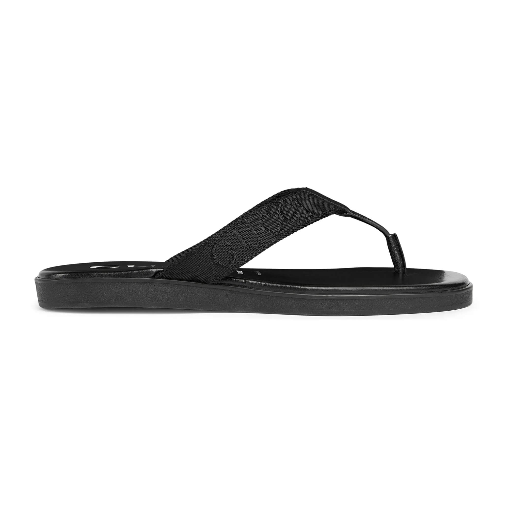 Gucci Men's Thong With Tonal Logo
