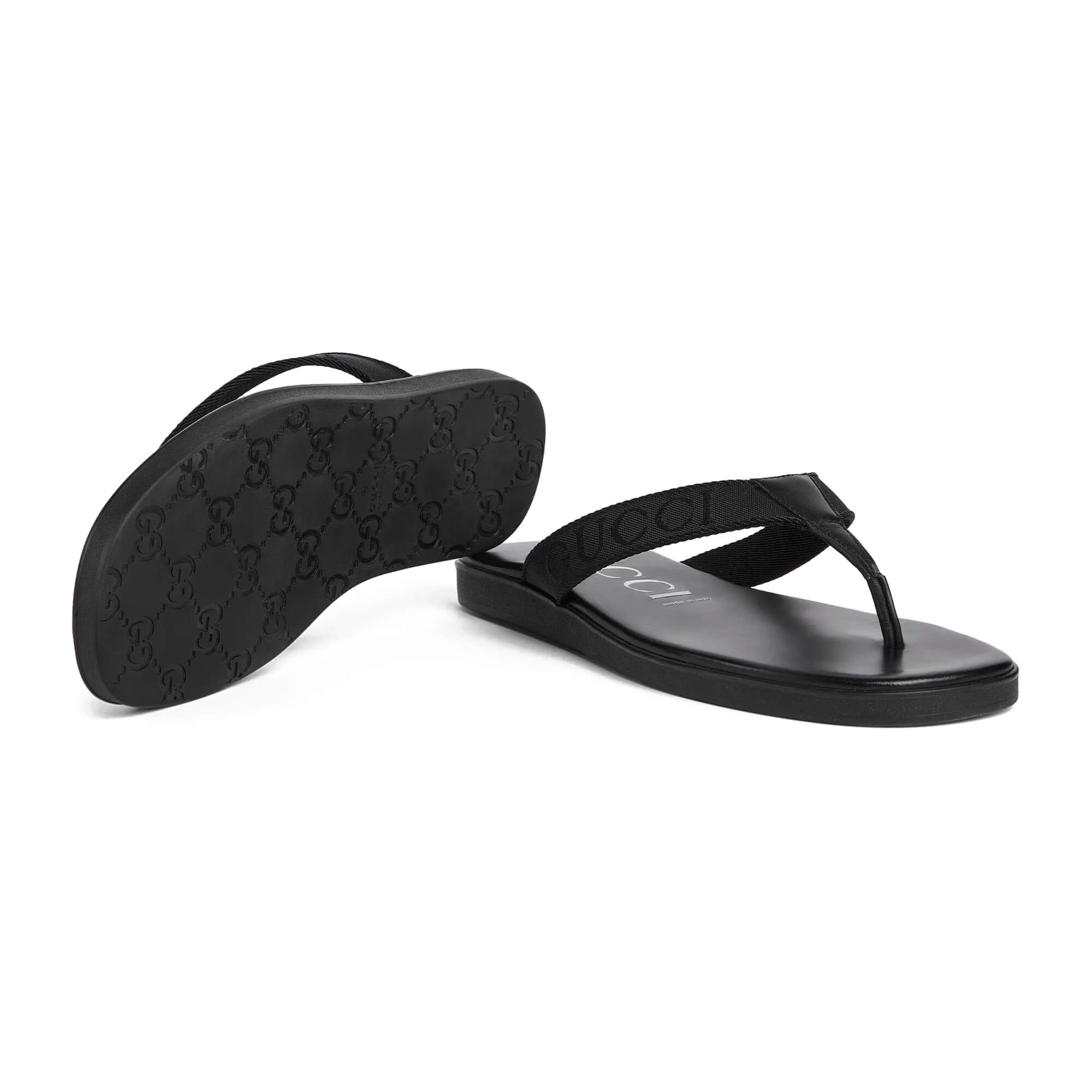 Gucci Men's Thong With Tonal Logo