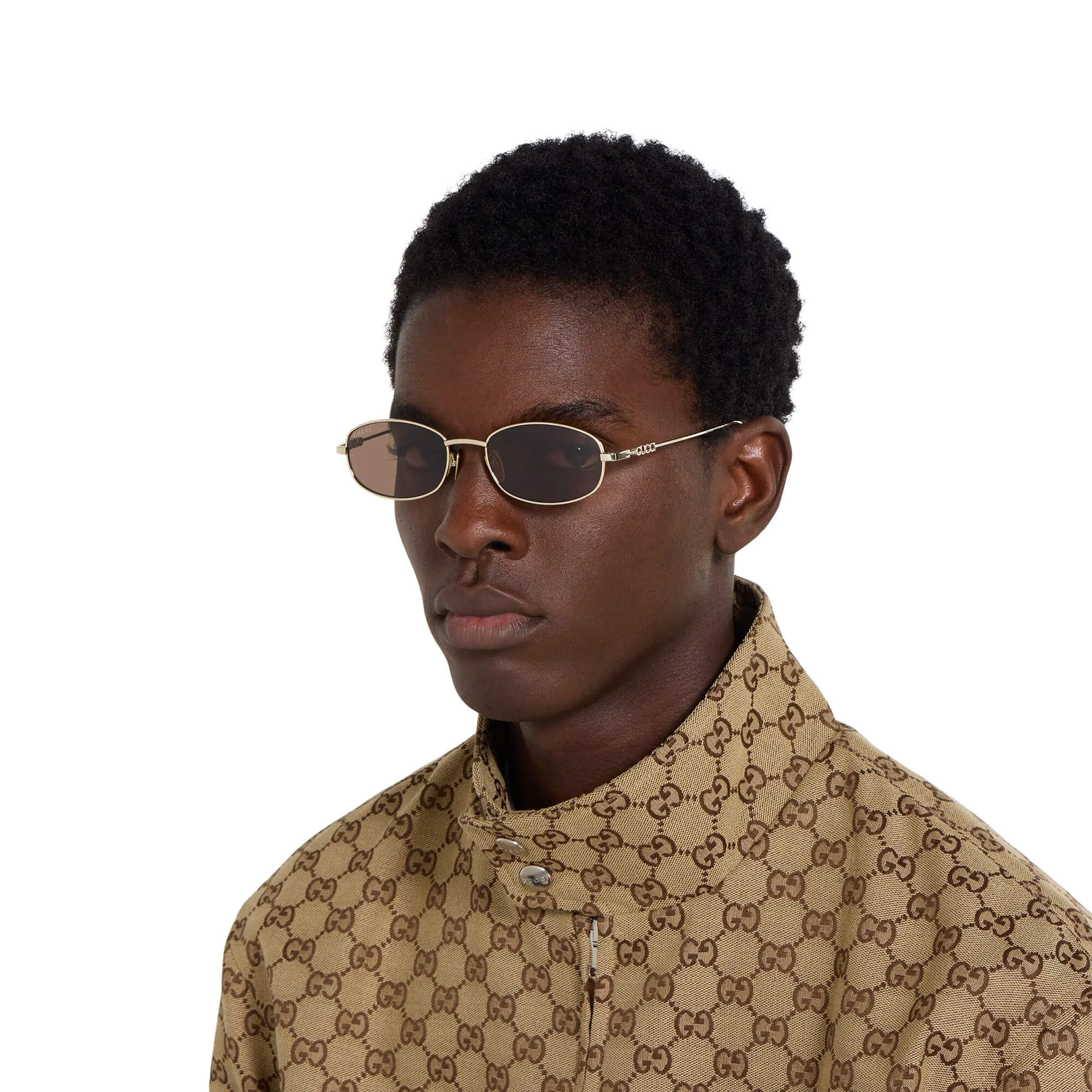 Gucci Oval Frame Sunglasses