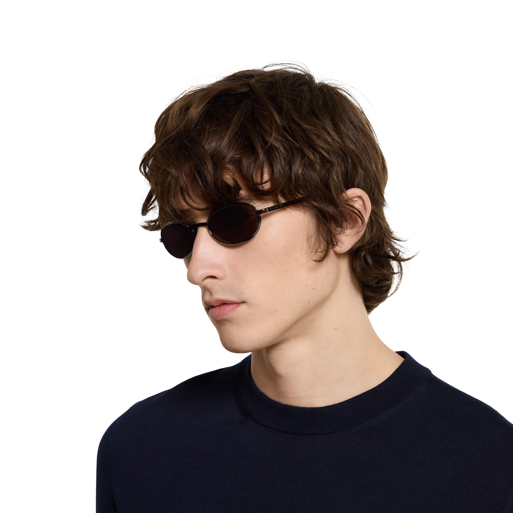 Gucci Oval Frame Sunglasses