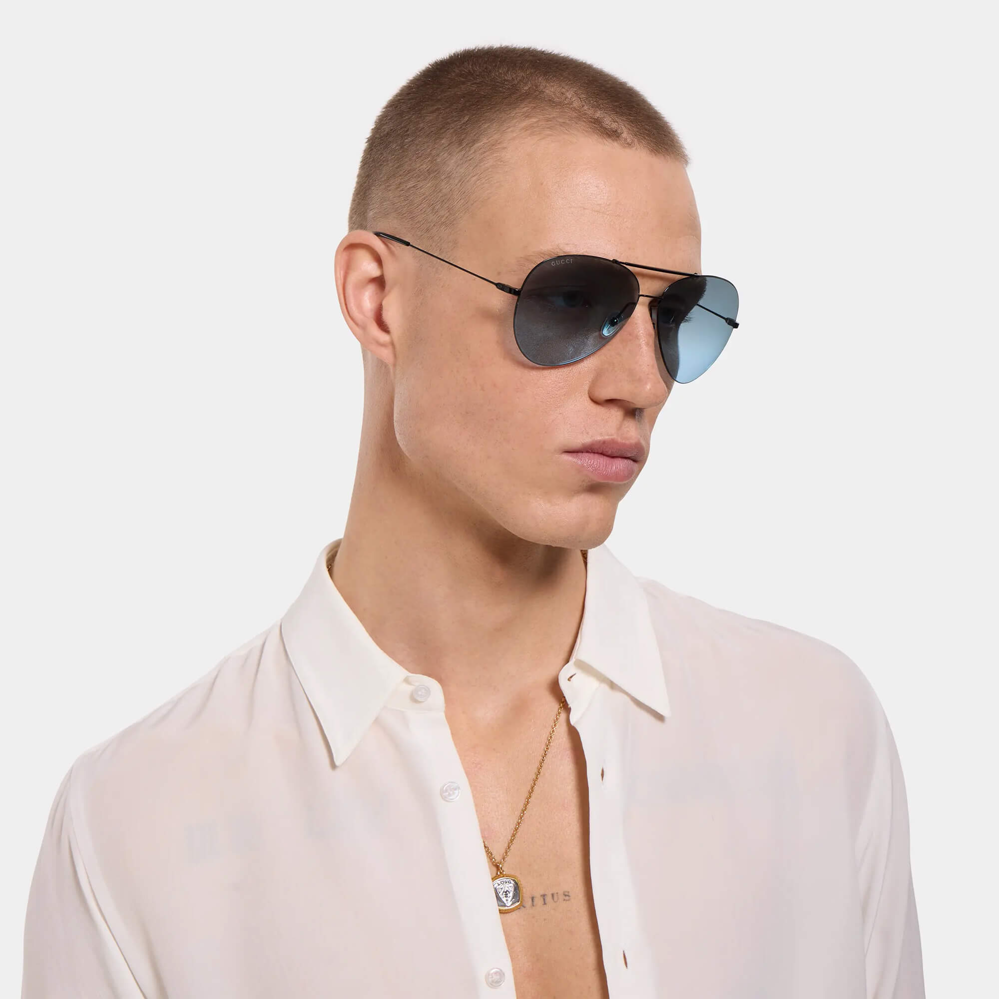 Gucci Pilot Sunglasses
