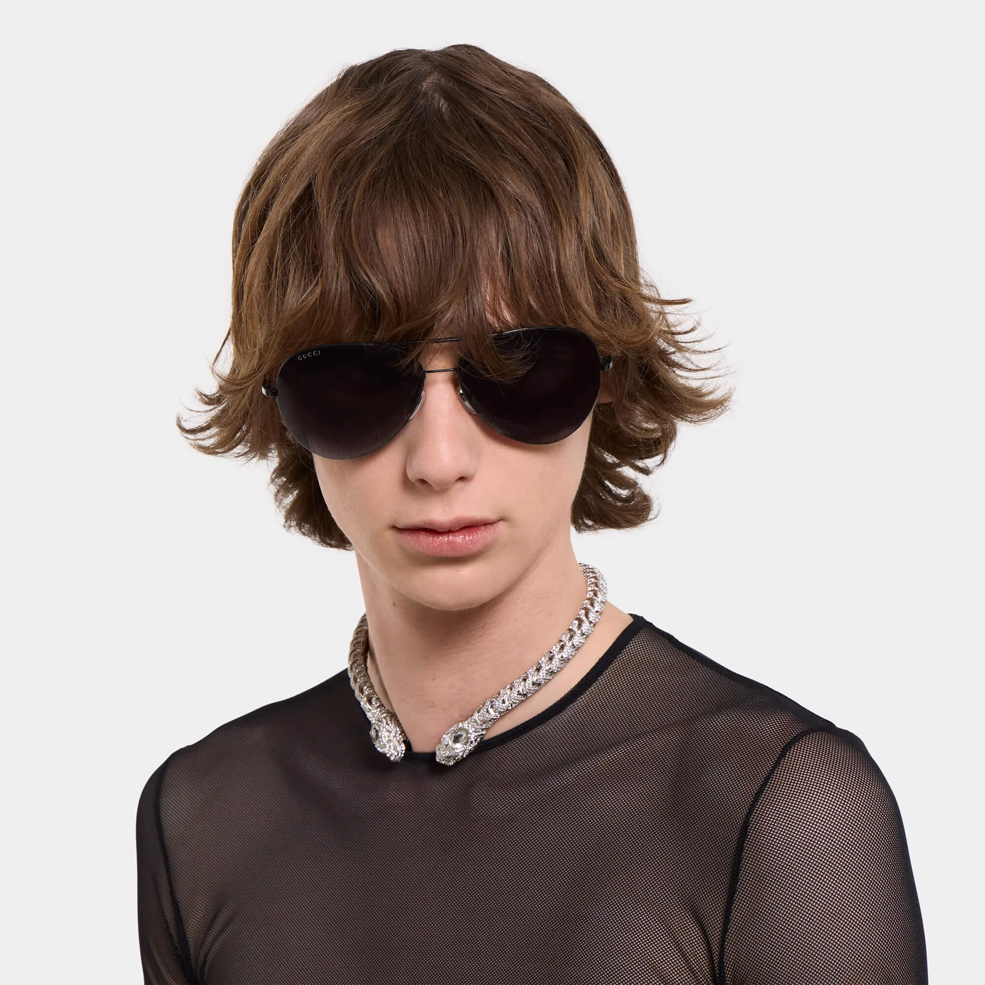 Gucci Pilot Sunglasses