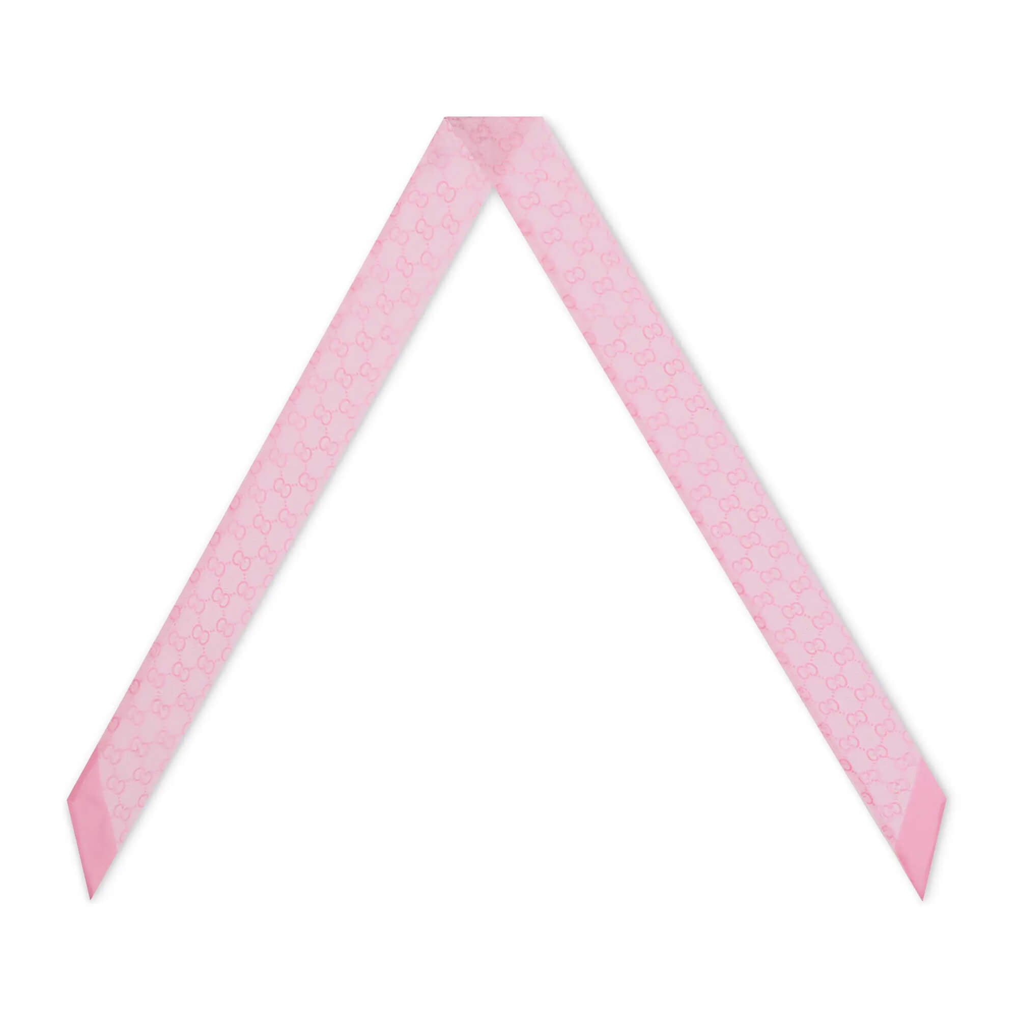 Gucci Printed Silk Chiffon Ribbon