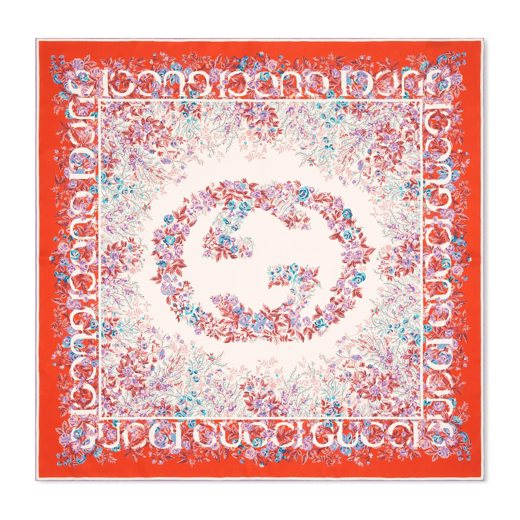 Gucci Printed Silk Twill Carré