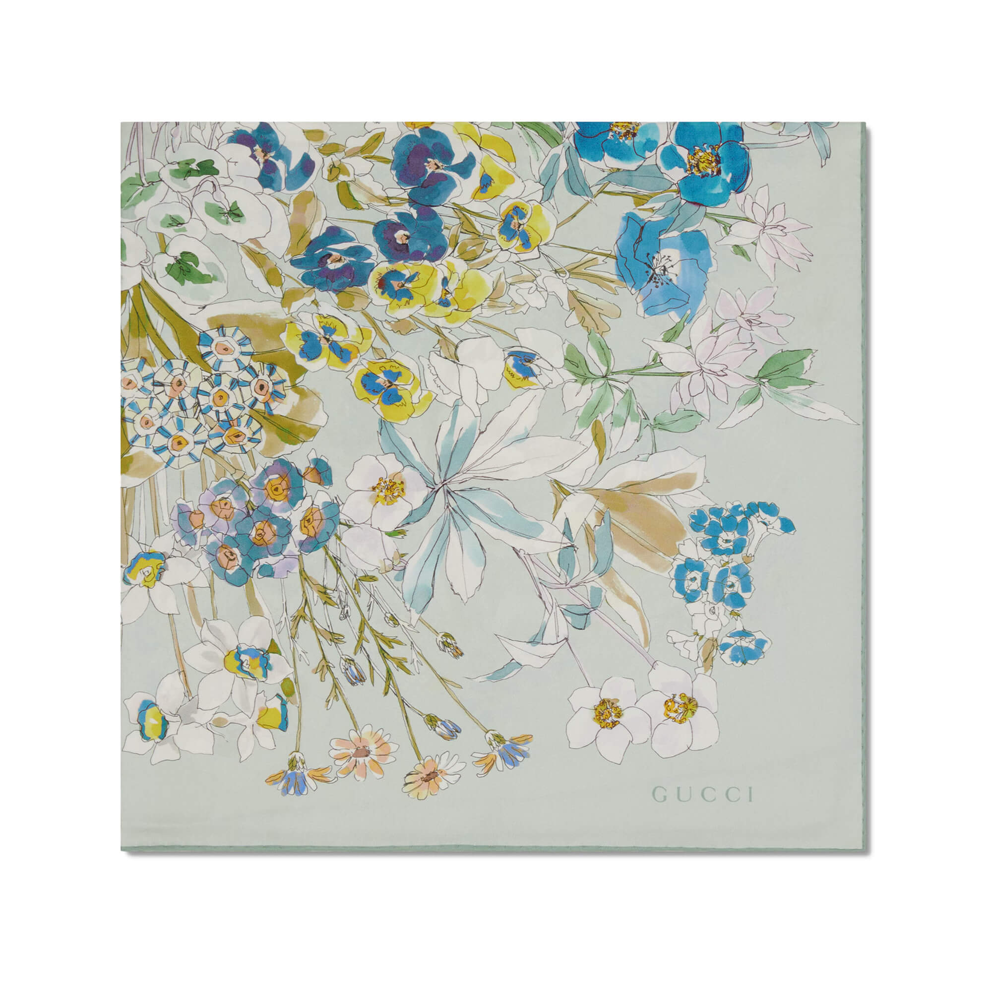 Gucci Printed Silk Twill Carré