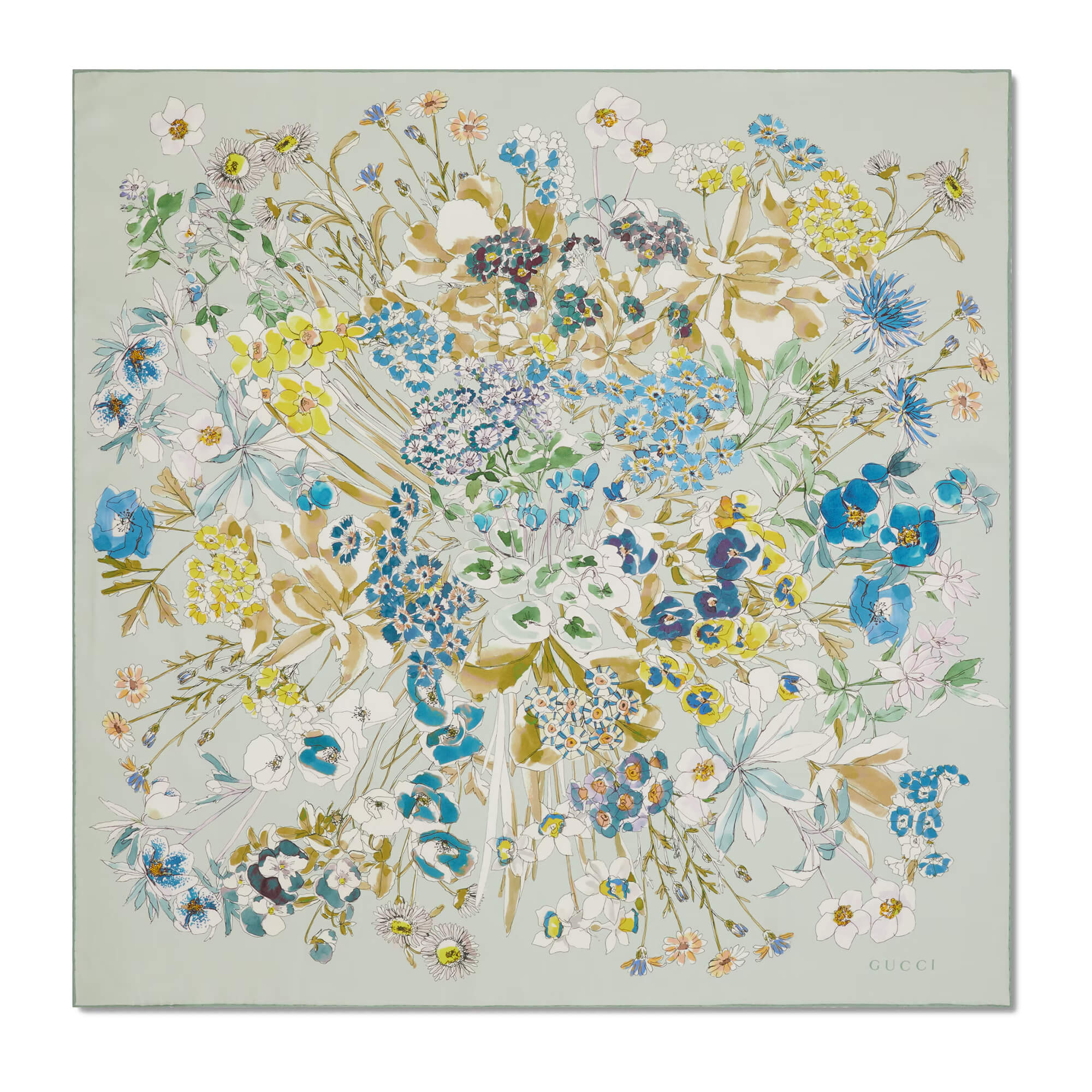 Gucci Printed Silk Twill Carré