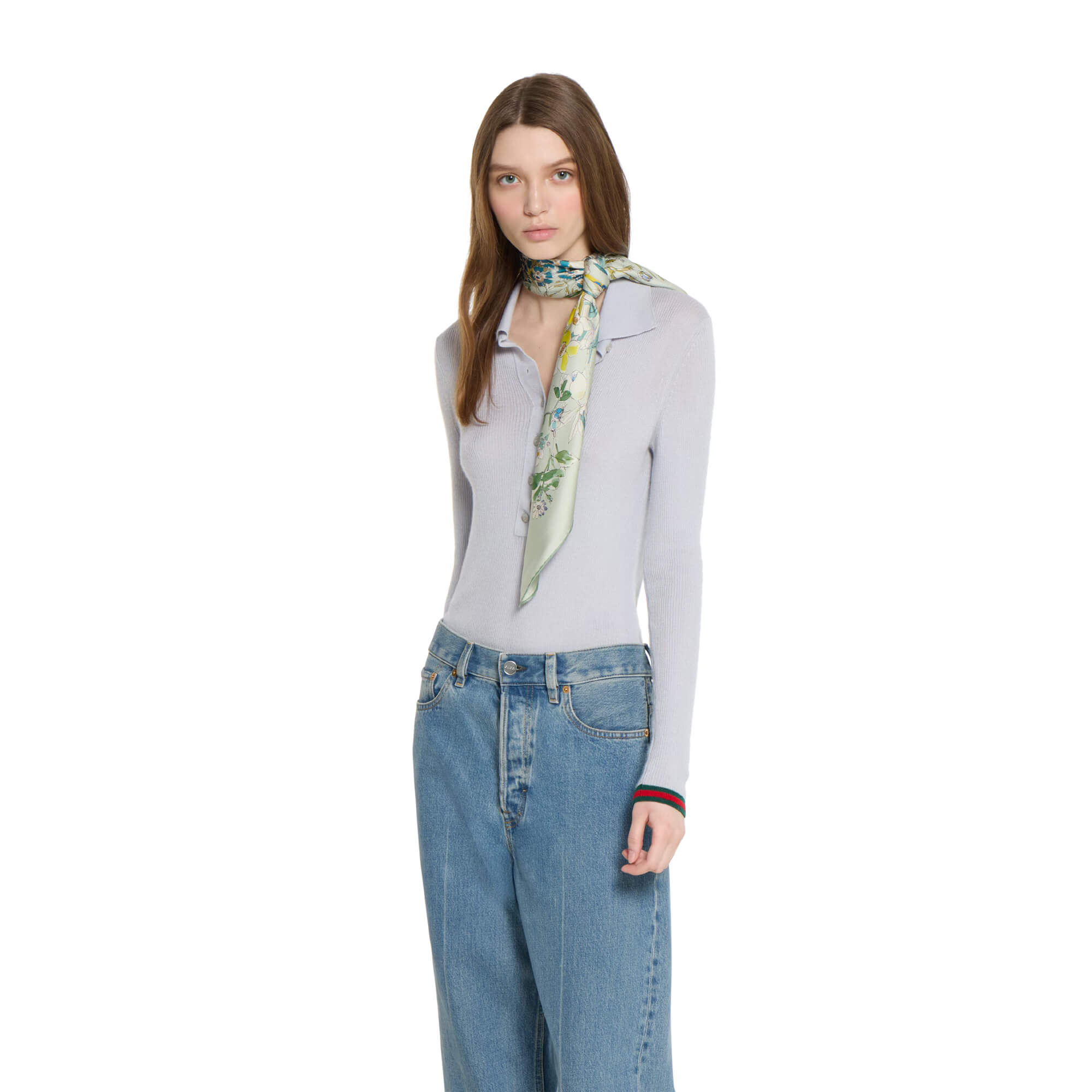 Gucci Printed Silk Twill Carré