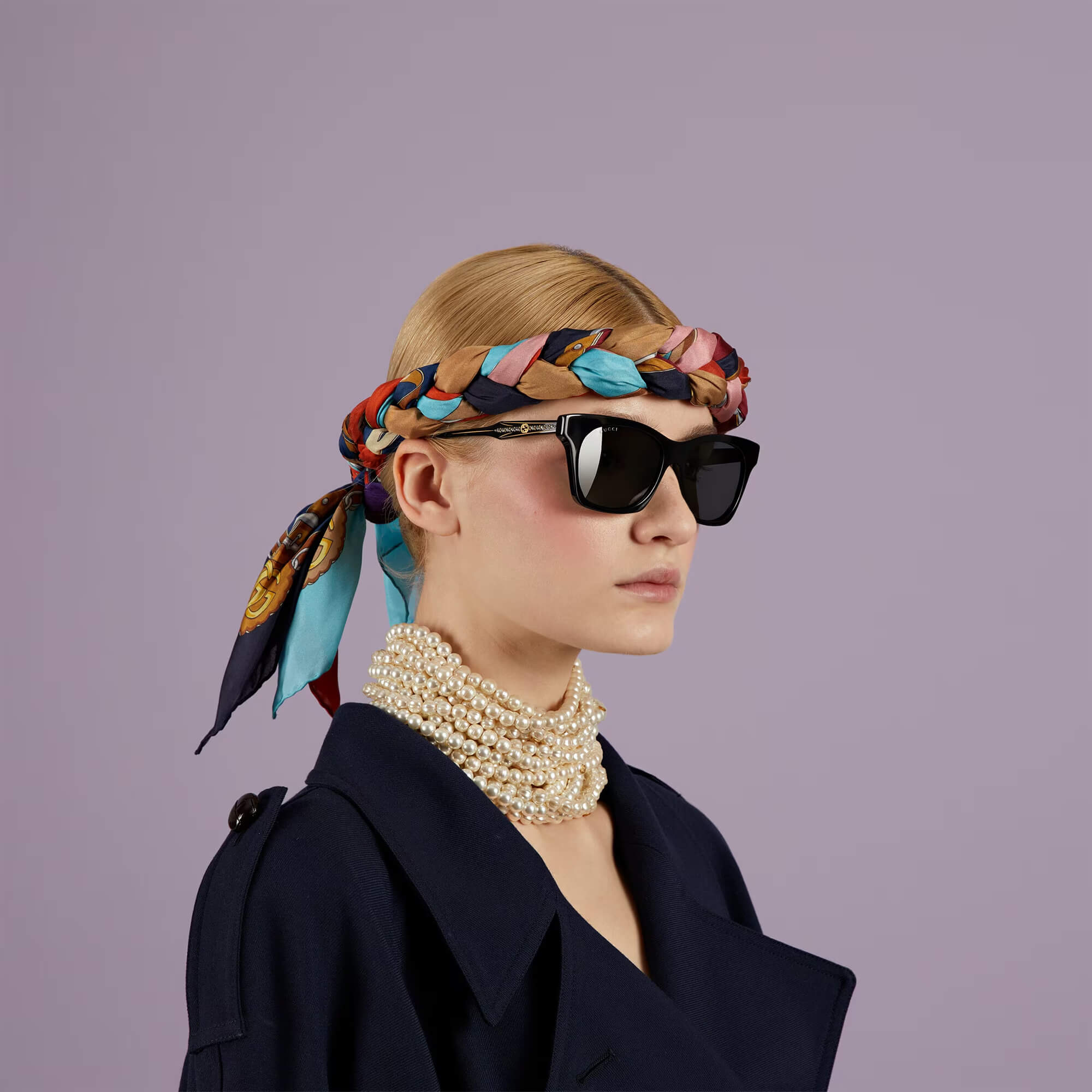 Gucci Rectangular Frame Sunglasses