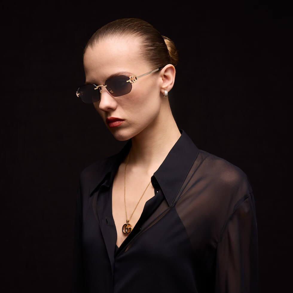 Gucci Rectangular-frame Sunglasses