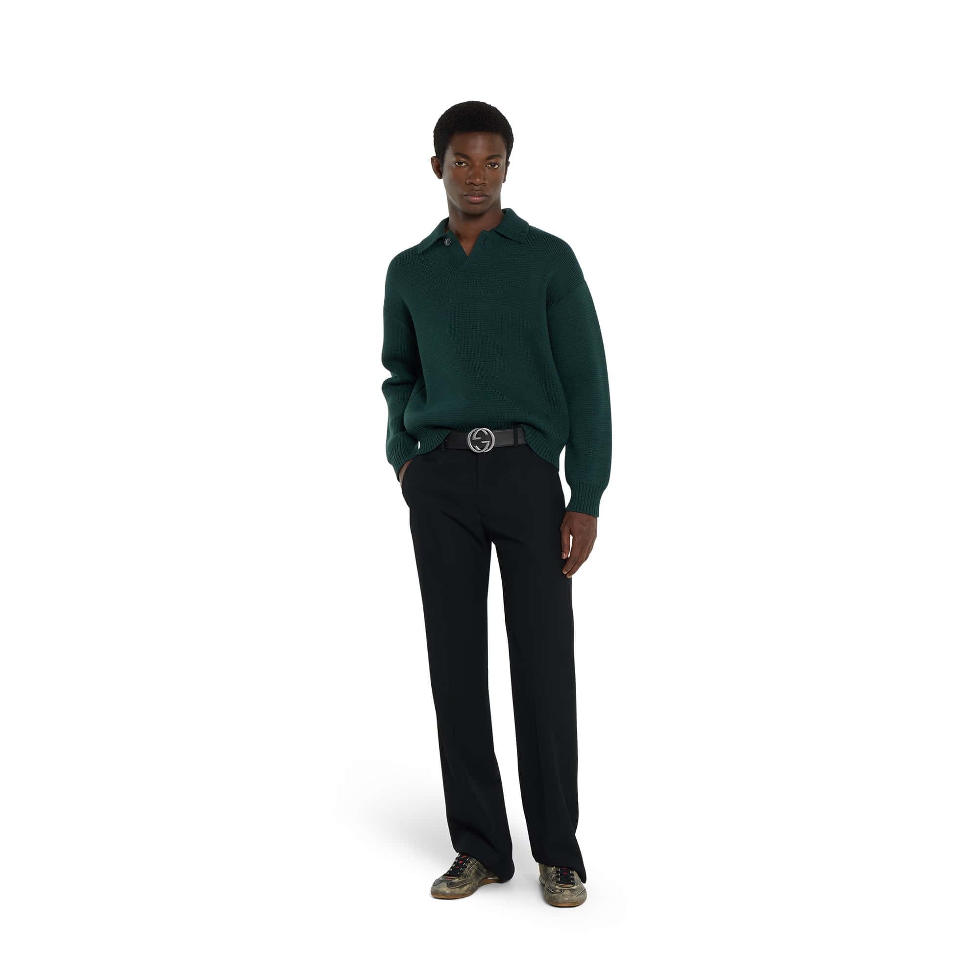 Gucci Reversible Belt With Interlocking G Buckle