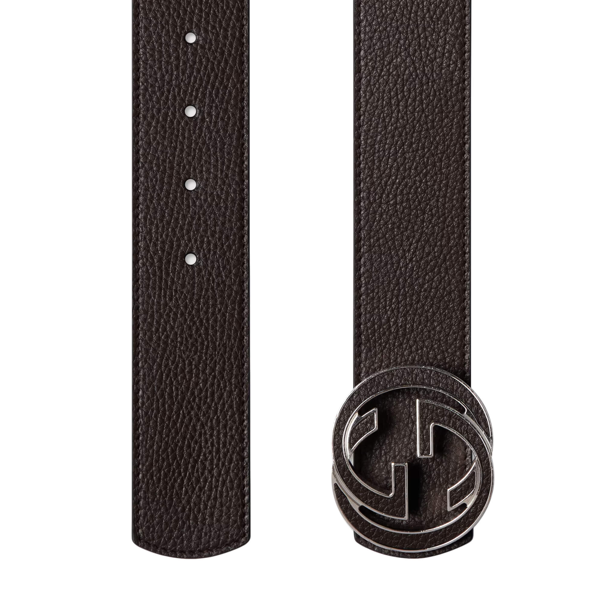 Gucci Reversible Belt With Interlocking G Buckle