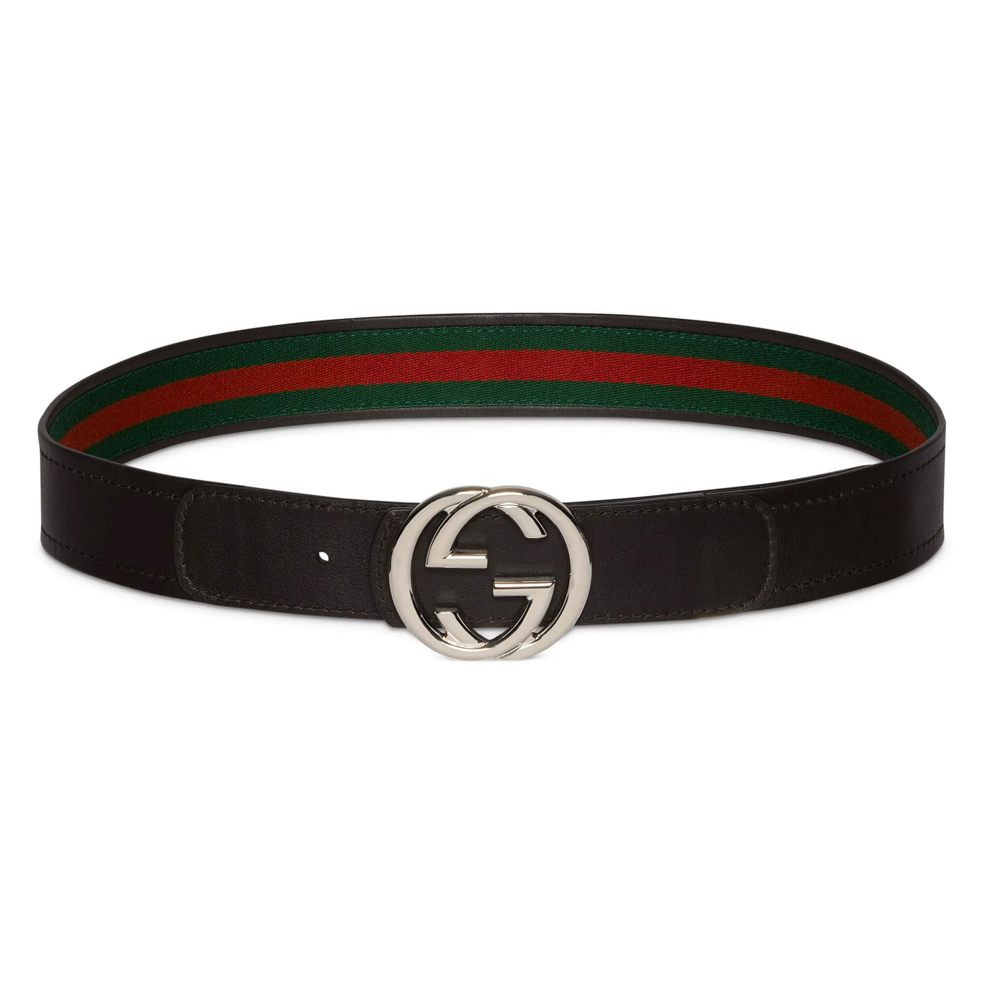 Gucci Reversible Belt With Interlocking G Buckle