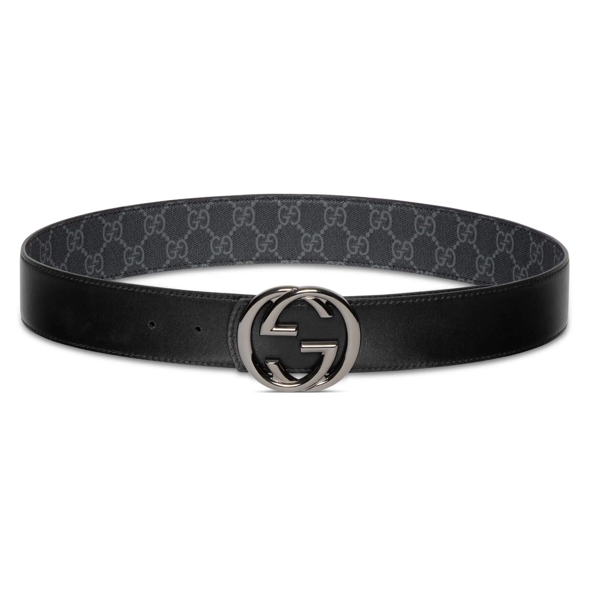 Gucci Reversible Belt With Interlocking G Buckle