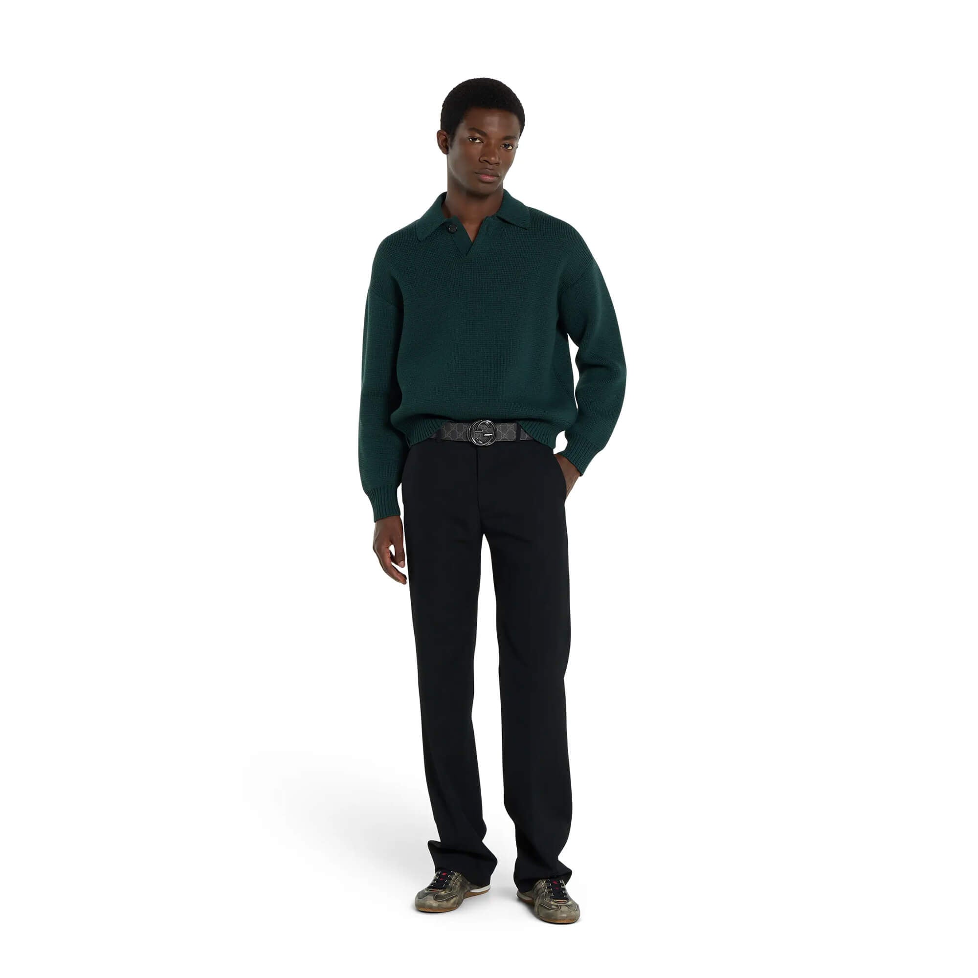 Gucci Reversible Belt With Interlocking G Buckle