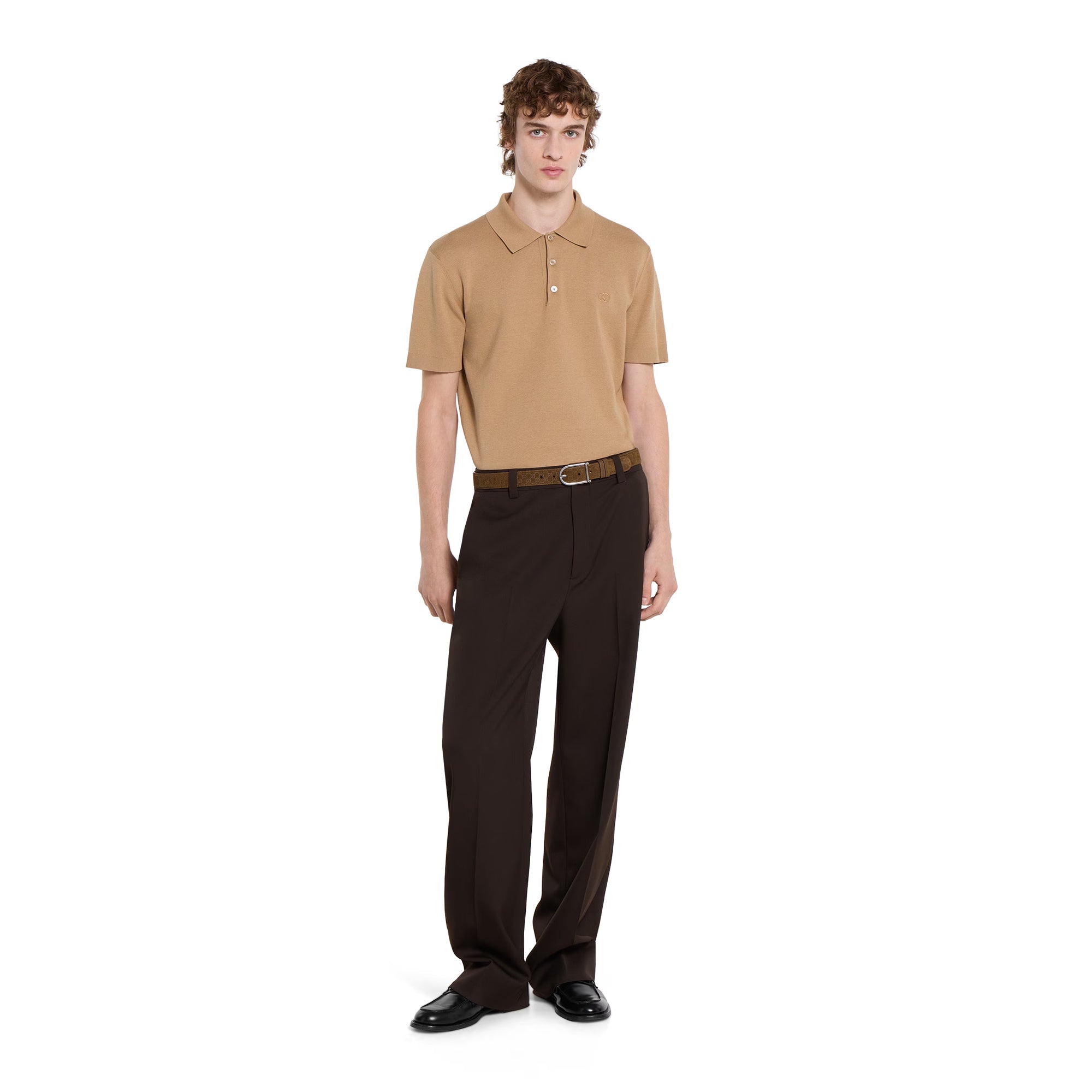 Gucci Reversible Belt With Rounded Buckle
